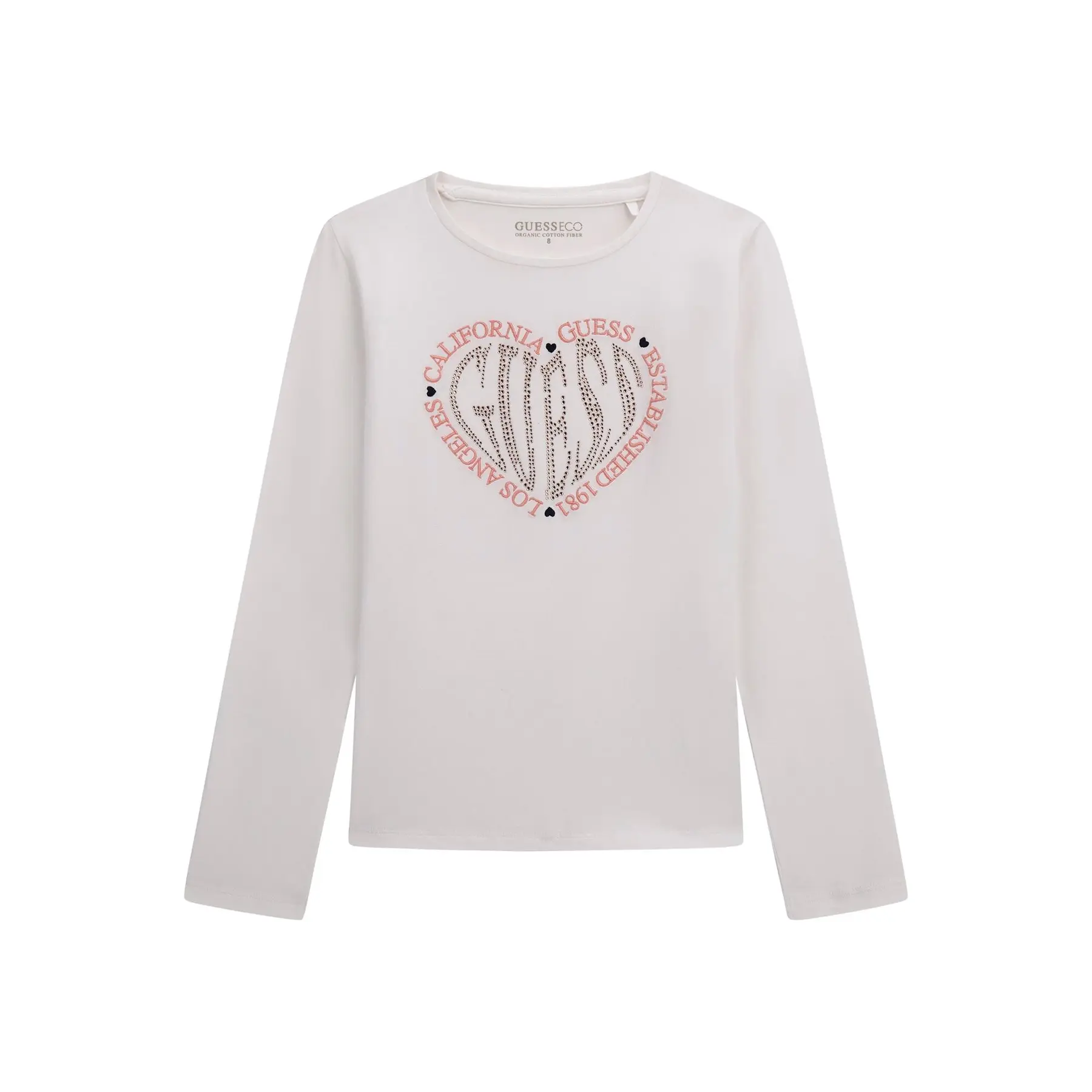 7620837688153 - Langarm-T-Shirt mit Rundhalsausschnitt für Mädchen Guess