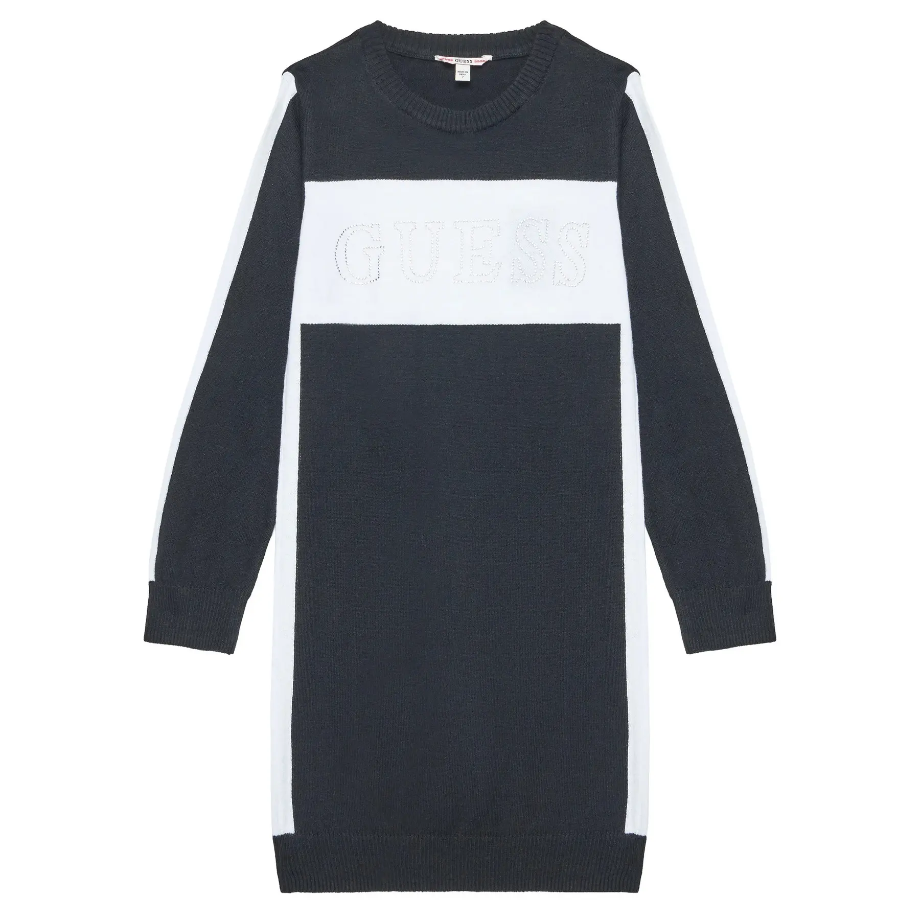 7620837688849 - Langarm-Strickkleid Mädchen Guess