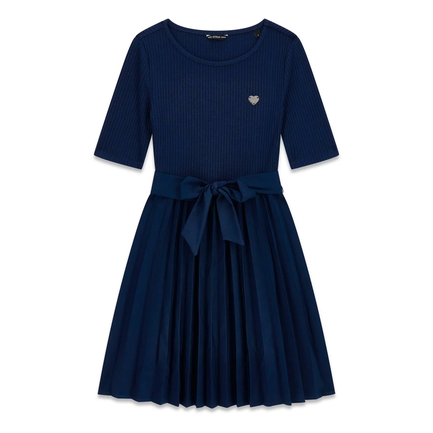 7620837997408 - Faltenkleid mit Gürtel für Mädchen Guess