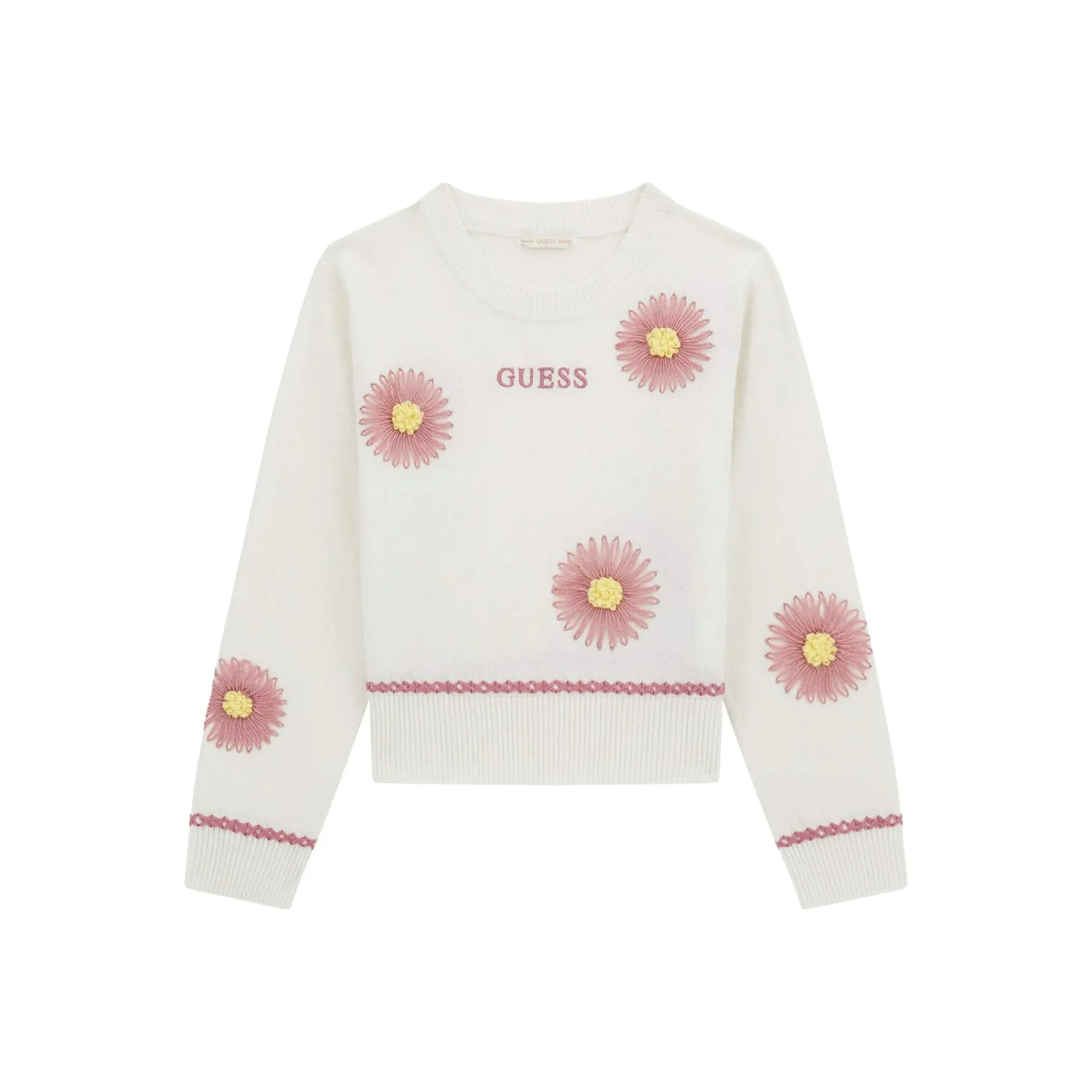 7628907046582 - Langärmliger Rundhals-Pullover für Mädchen Guess