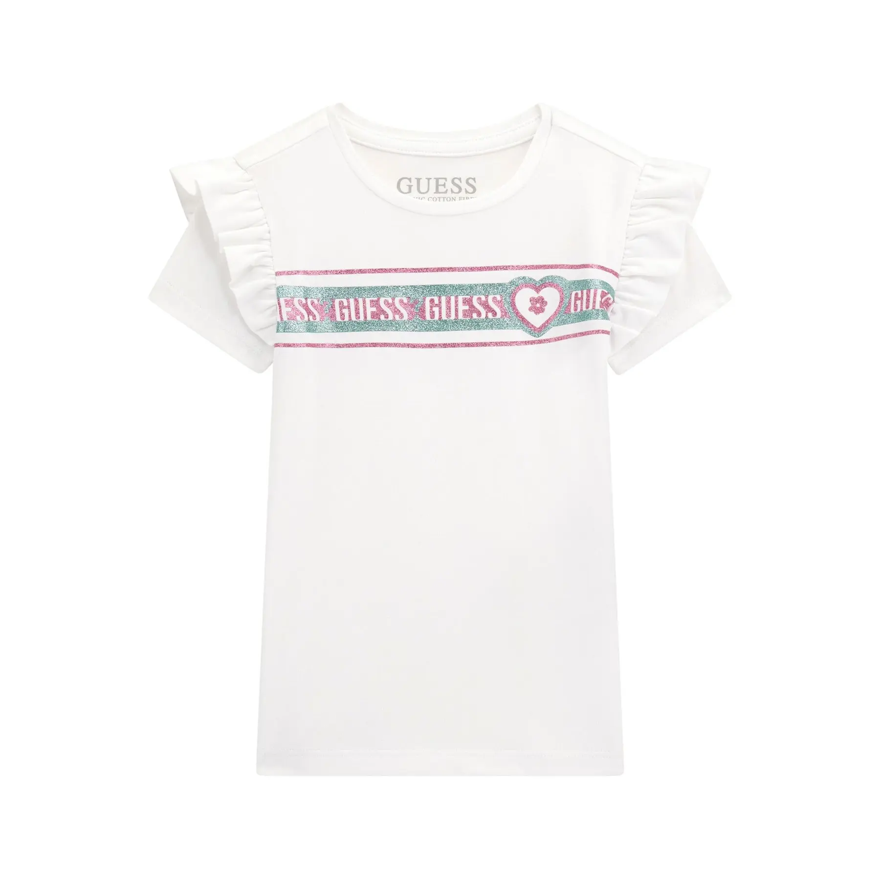 7620837702309 - Mädchen T-Shirt mit Rundhalsausschnitt Guess