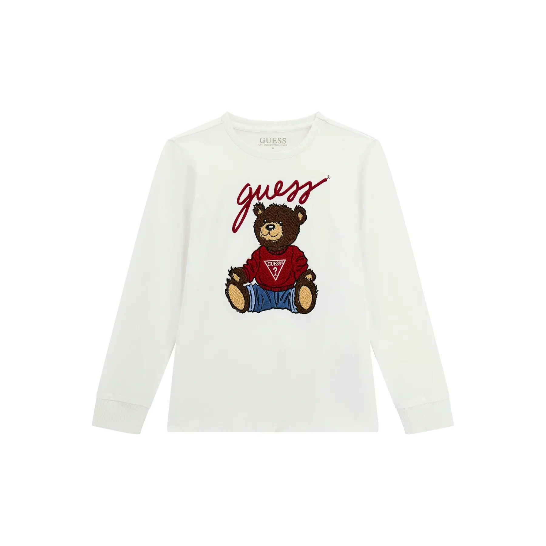 Long sleeve T-shirt Guess pure white 4