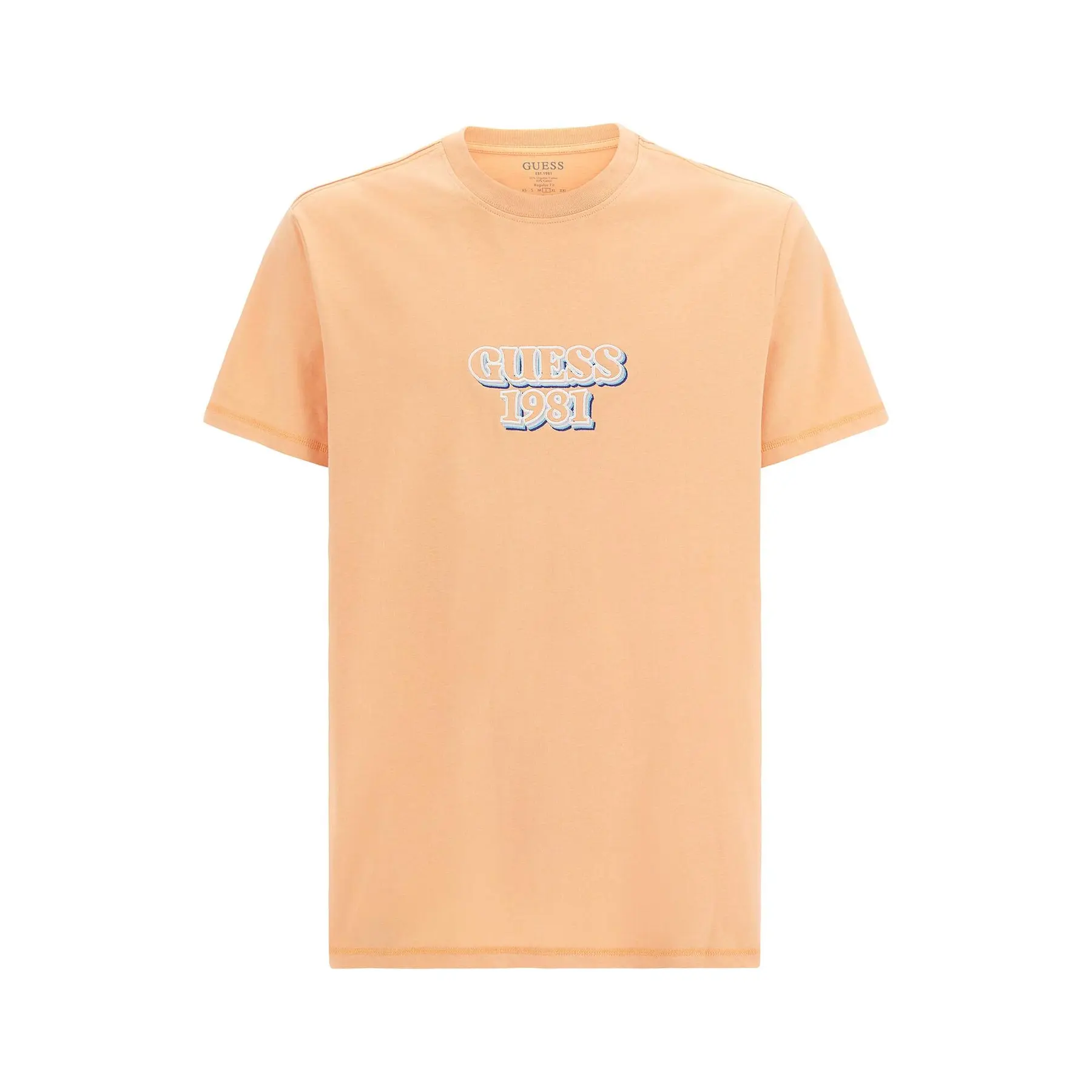 Besticktes T-Shirt Guess Box Logo