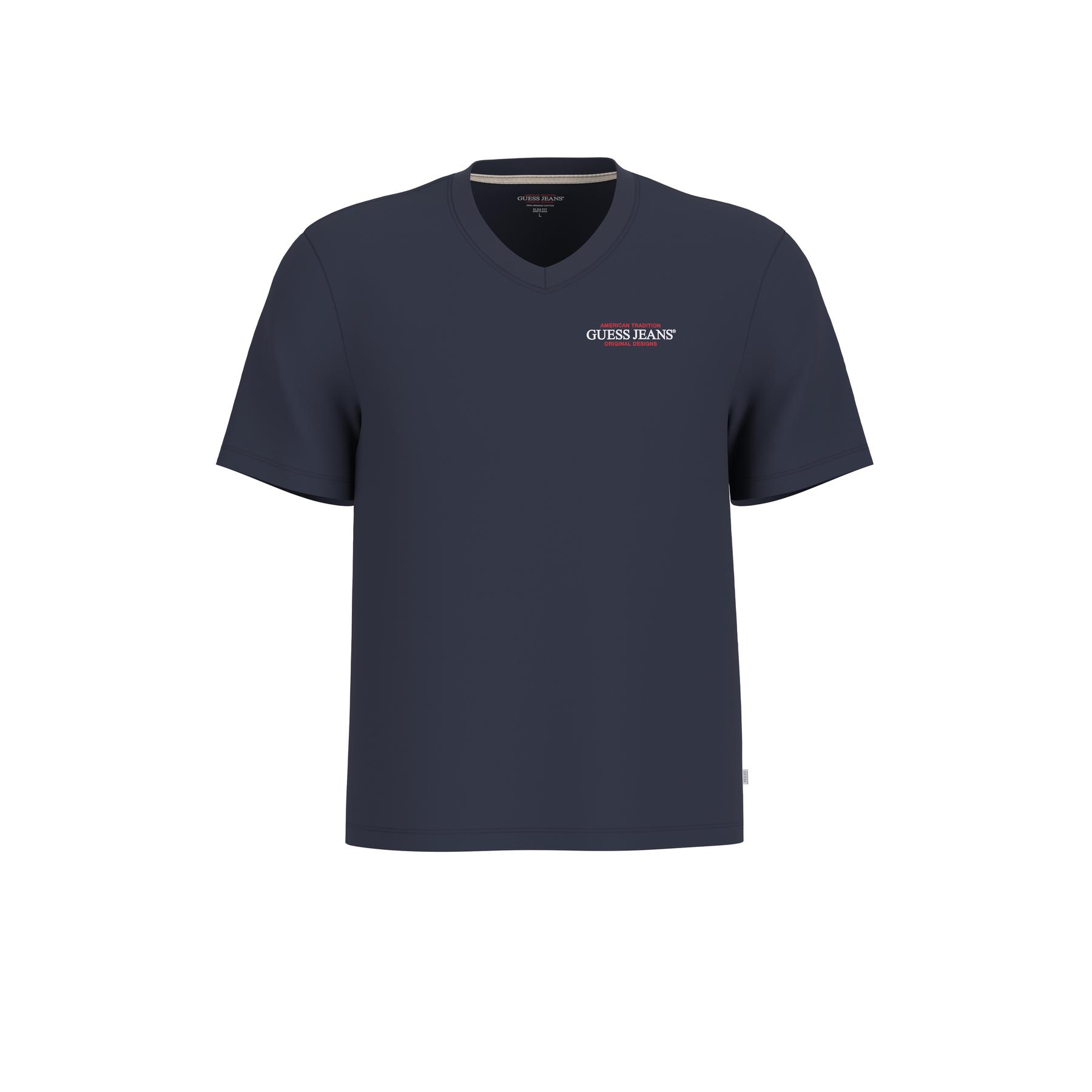 7618391272796 - Slim T-Shirt mit V-Ausschnitt American