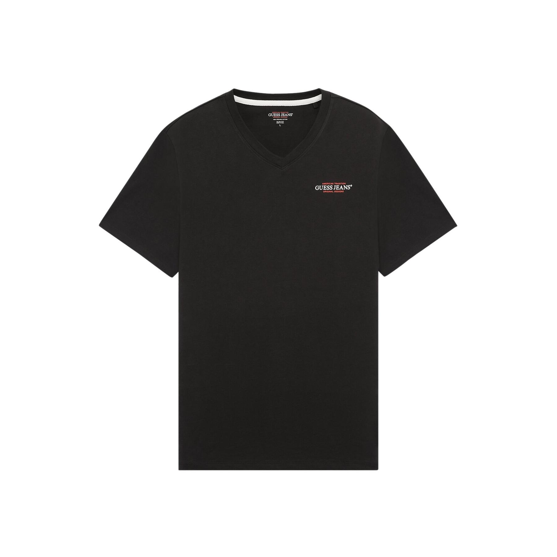 7618391208764 - Slim T-Shirt mit V-Ausschnitt American