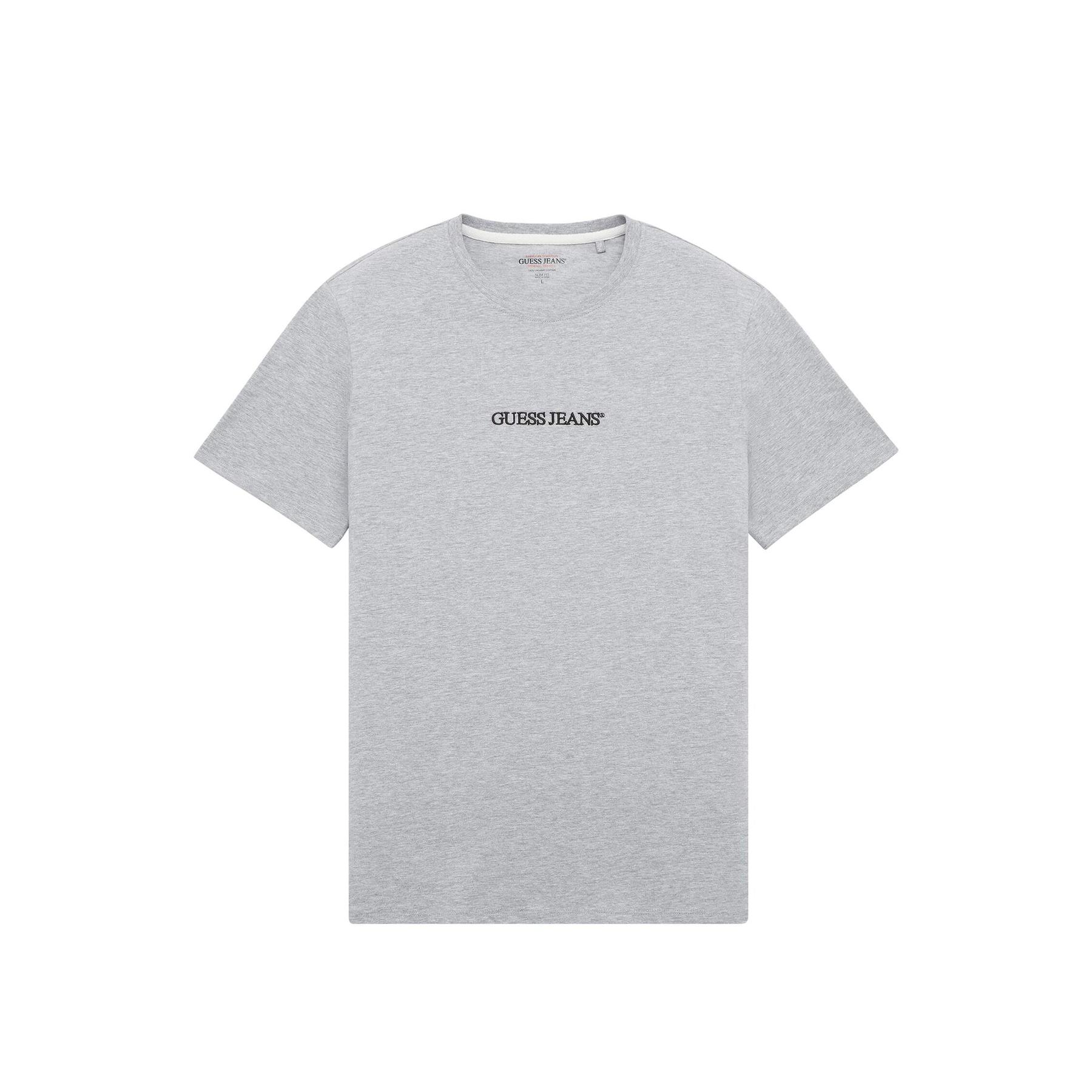 7618391208924 - Slim Fit T-Shirt mit gesticktem Logo Guess