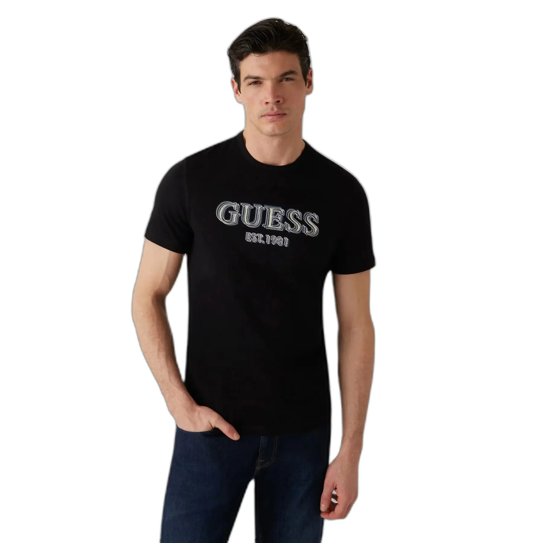 T-shirt girocollo con logo