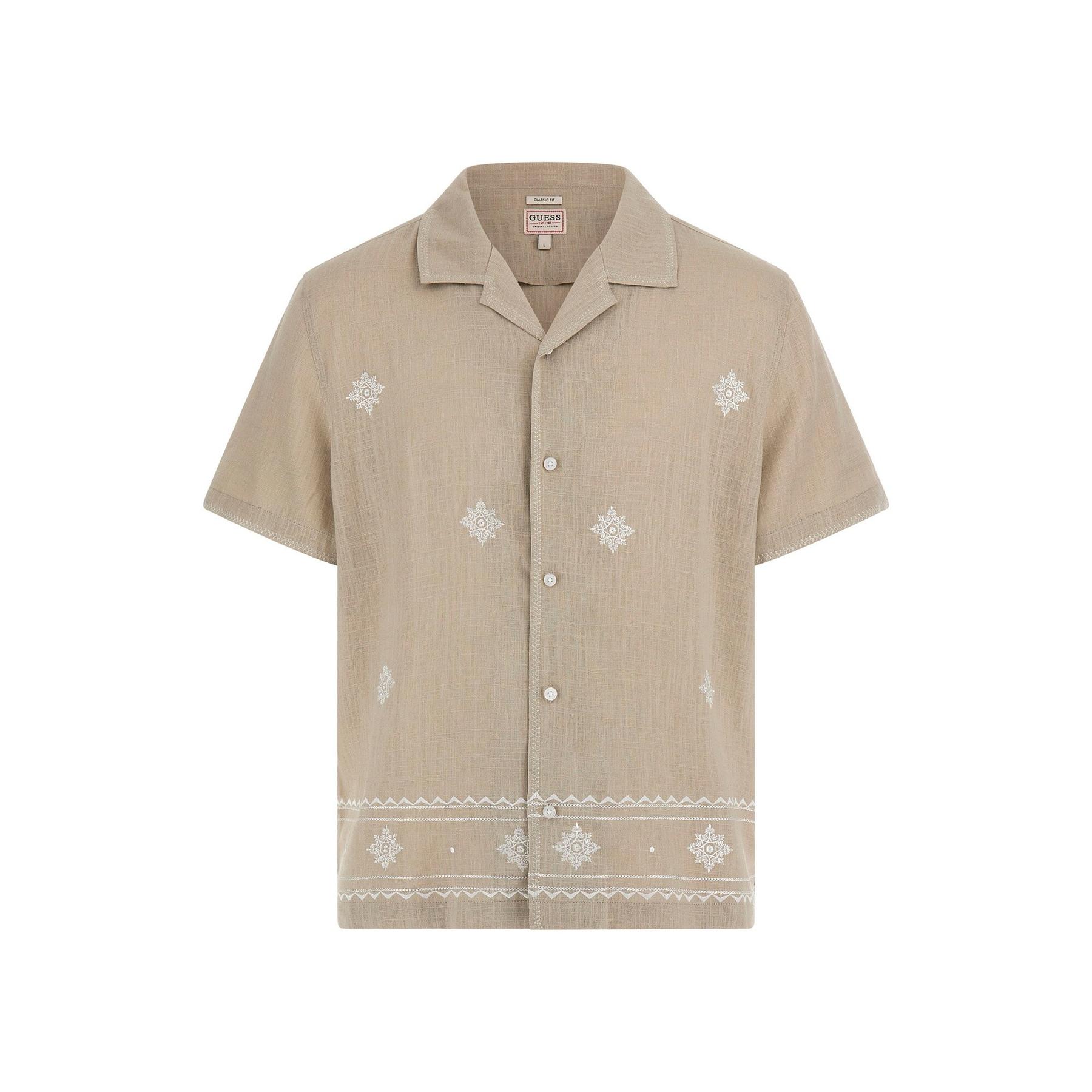 7628907094996 - Besticketes Kurzarmhemd Mosley