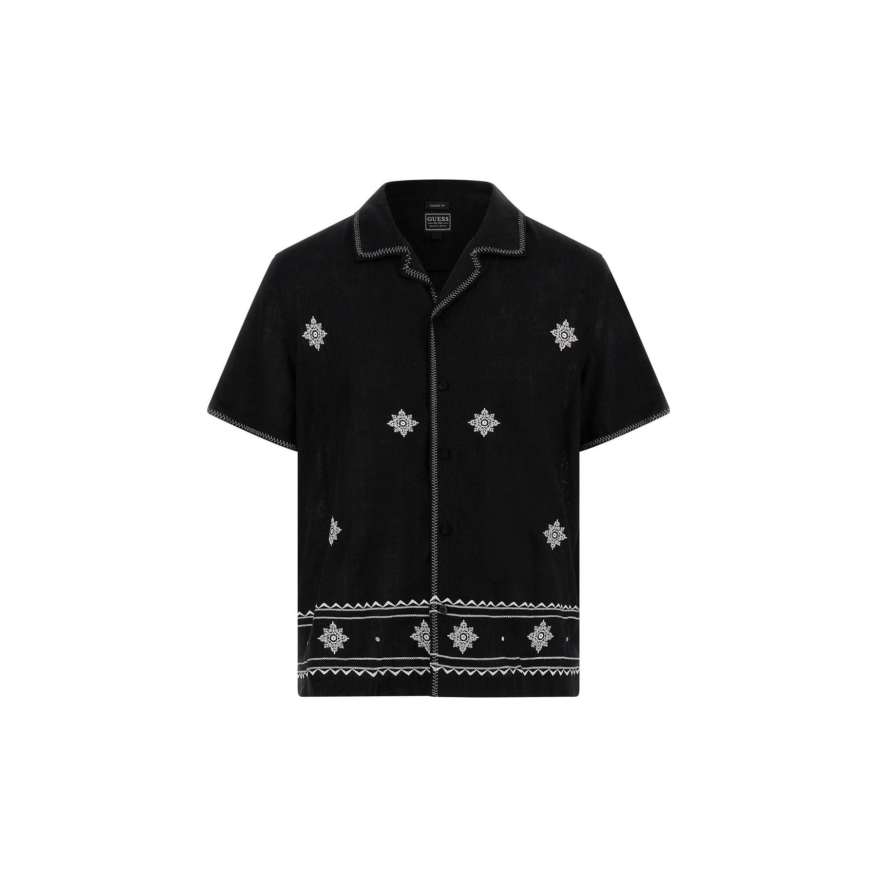 7628907095092 - Besticketes Kurzarmhemd Mosley