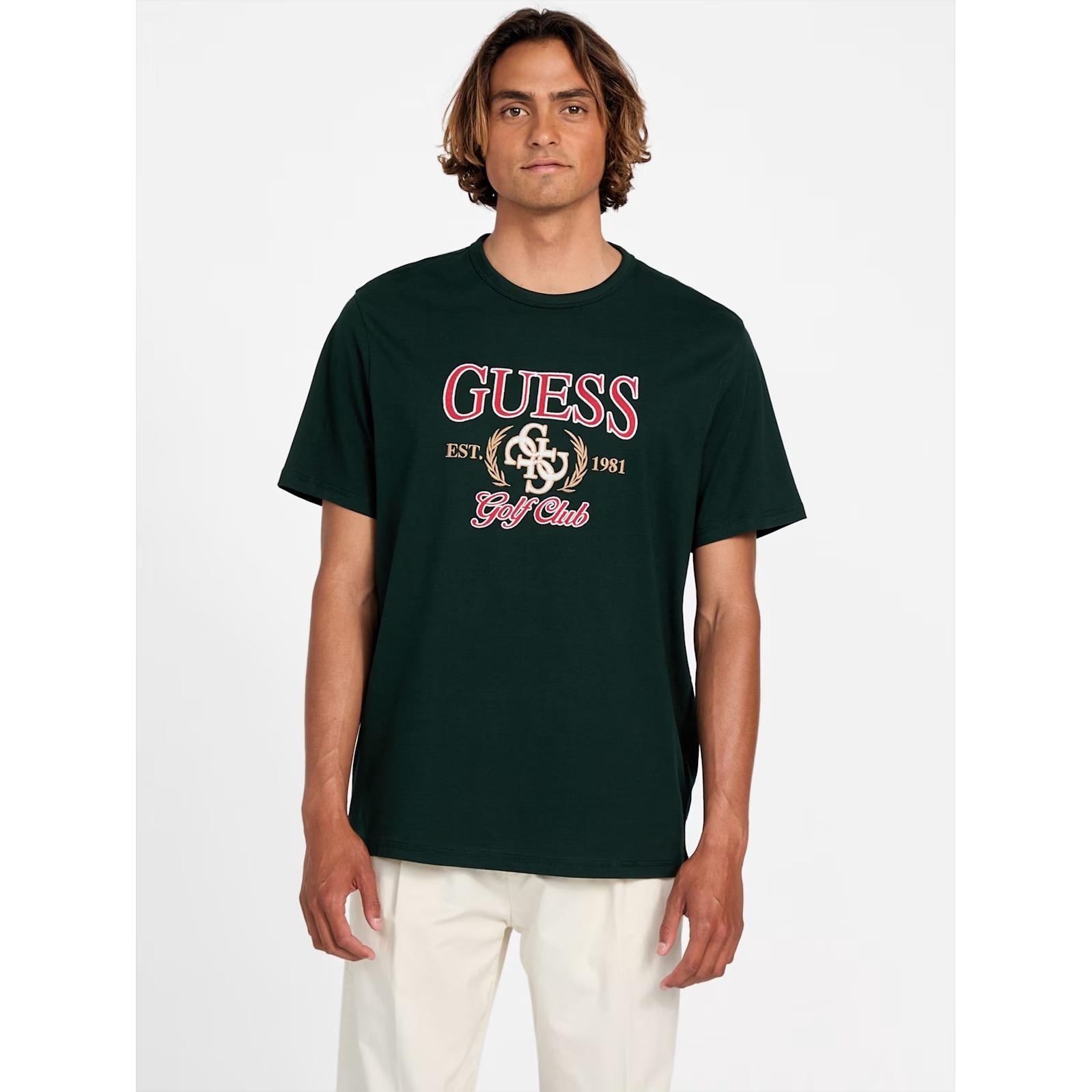 T-shirt a girocollo Guess 4g