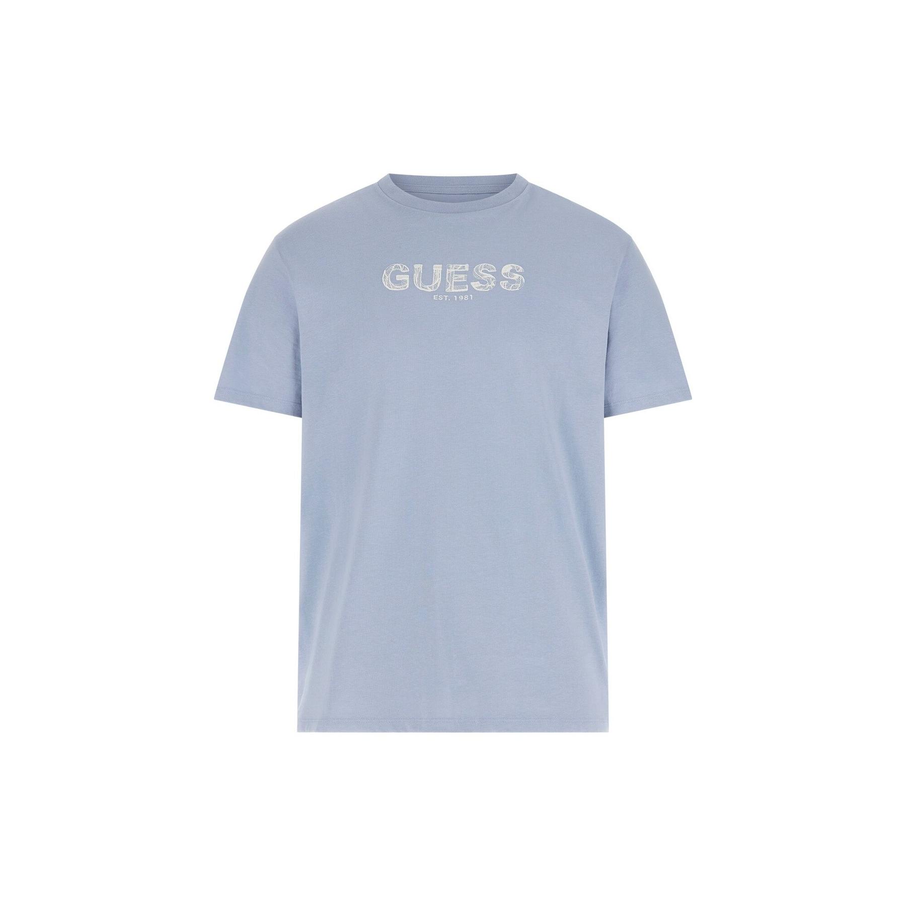 7628907038600 - Basic T-Shirt mit gesticktem Logo Guess