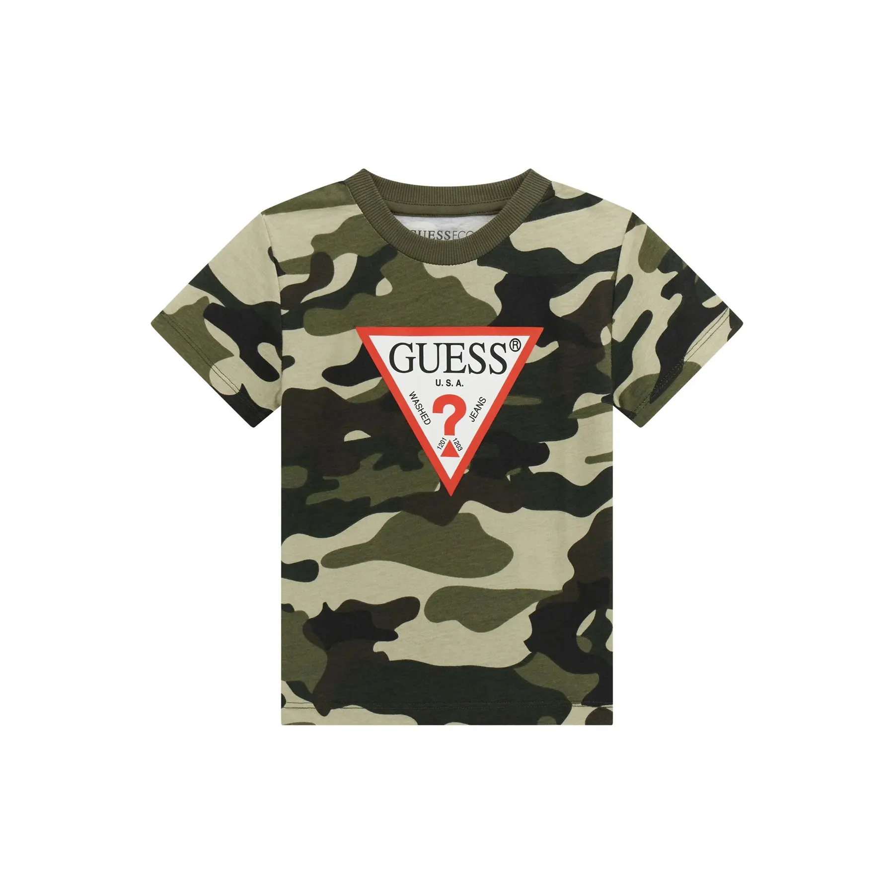 7620837732528 - T-Shirt mit Allover-Print für Kinder Guess