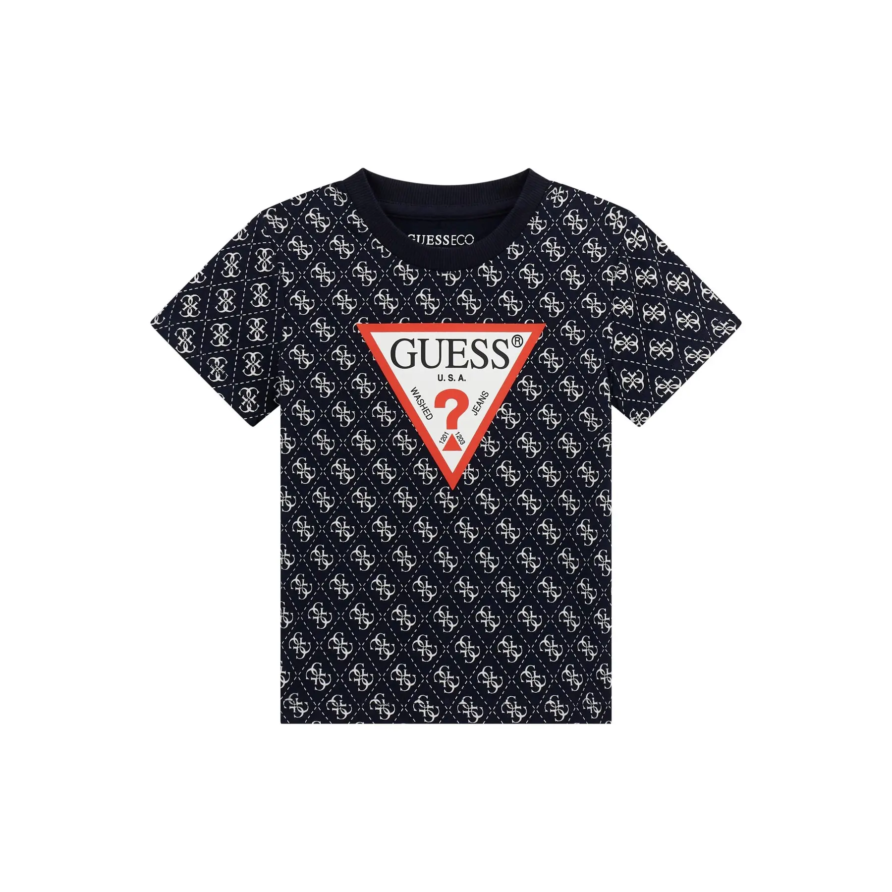 7620837732610 - T-Shirt mit Allover-Print für Kinder Guess