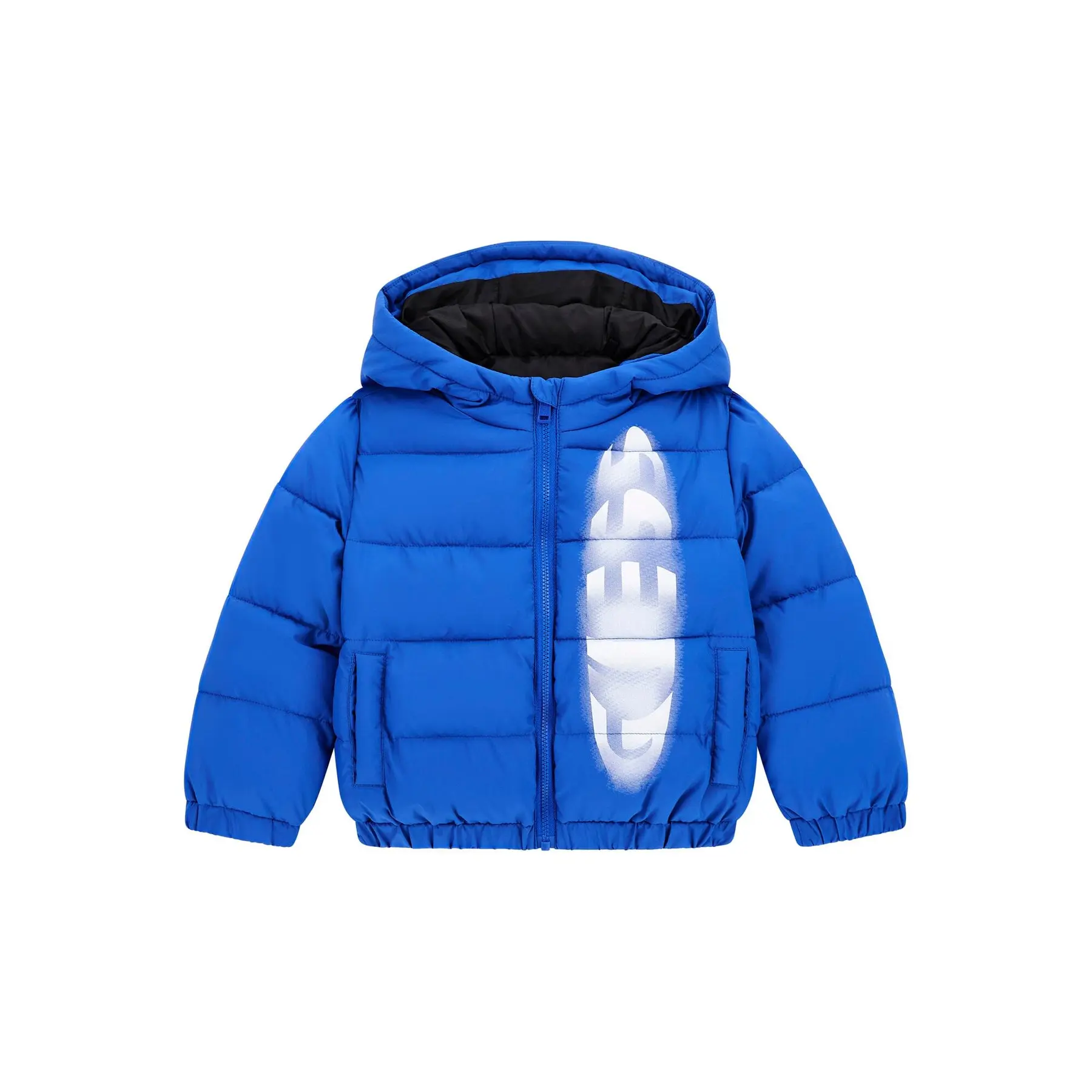 7620837736311 - Kinder Steppjacke mit Kapuze und langen Ärmeln Guess