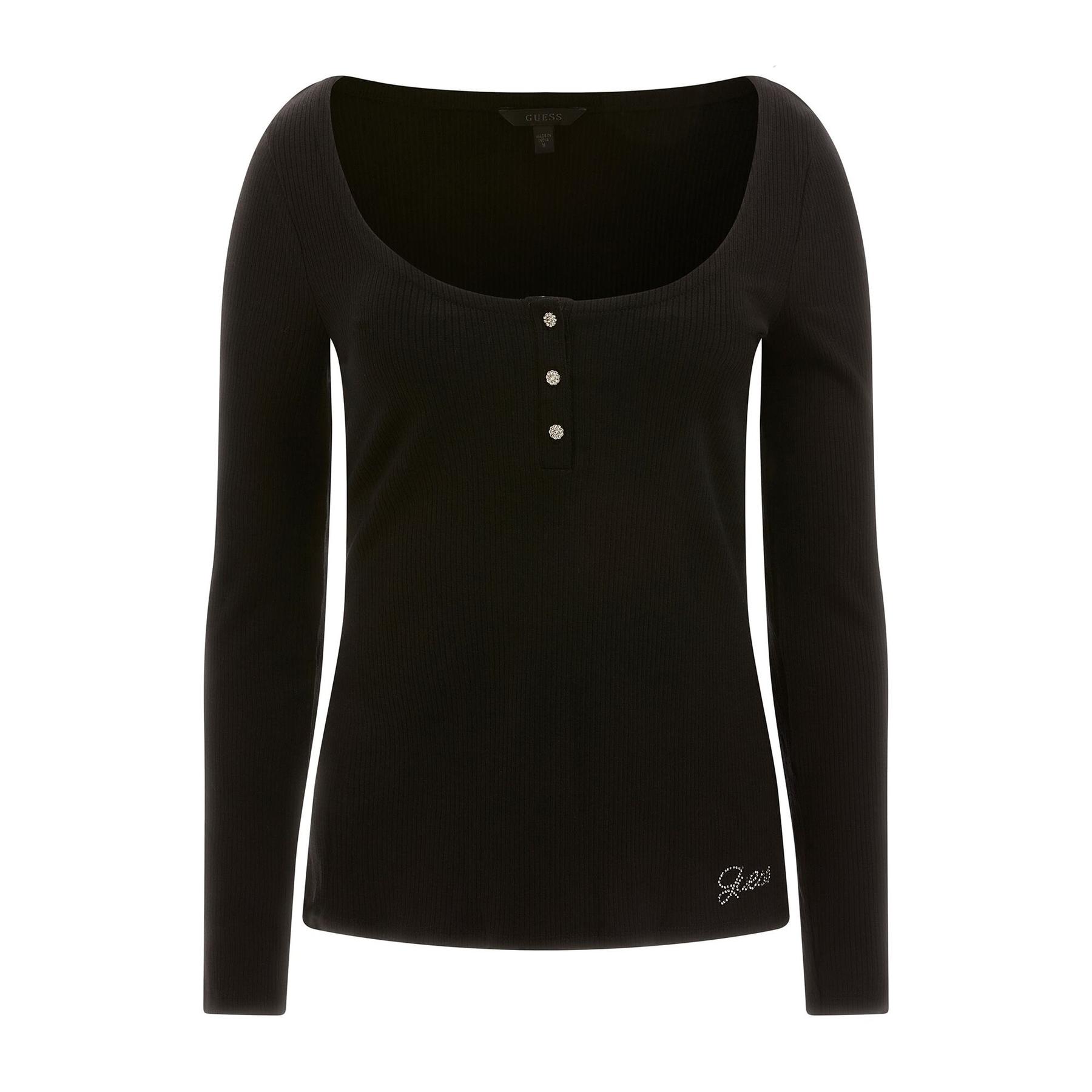 7617076675389 - Longsleeve mit Ripp-Optik Modell KARLEE JEWEL