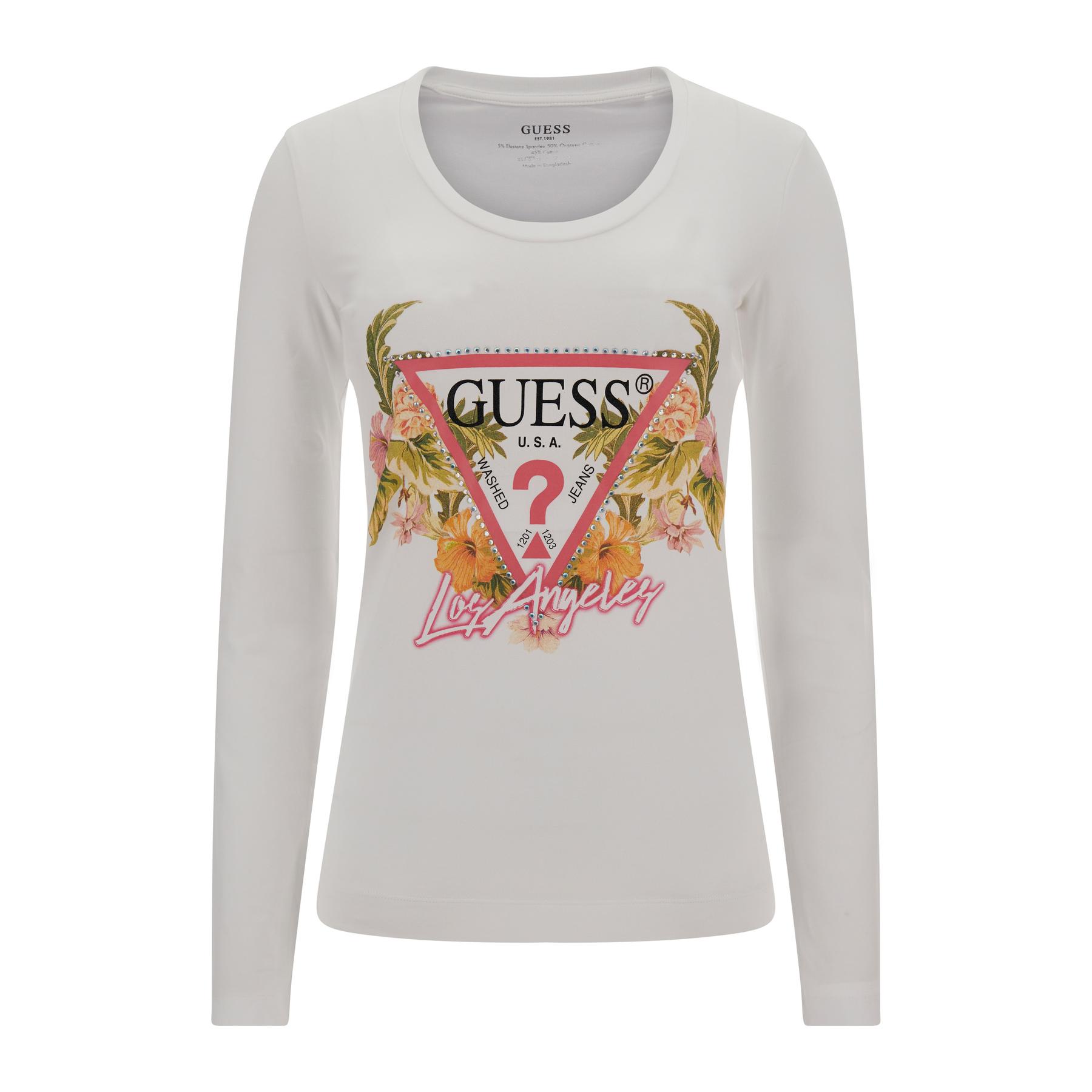 7621701849809 - T-Shirt Frau Triangle Flower