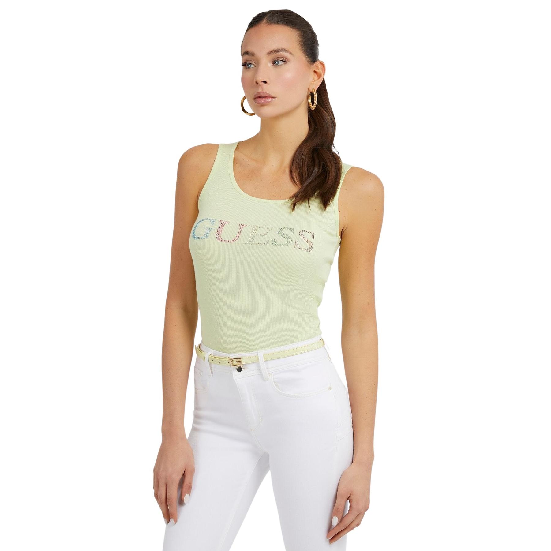 7621701879219 - Damen-Top Colorful Logo
