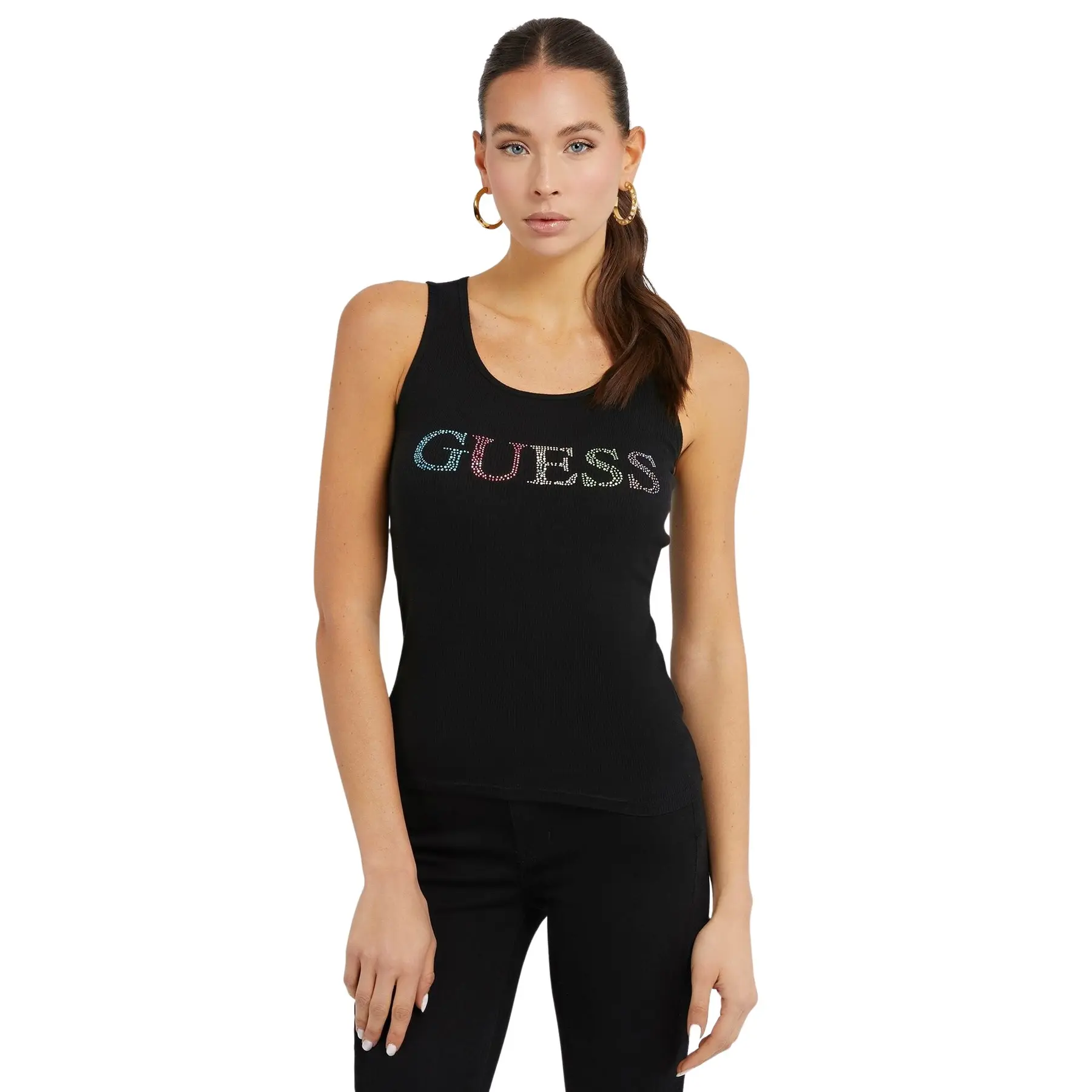 7621701879264 - Damen-Top Colorful Logo