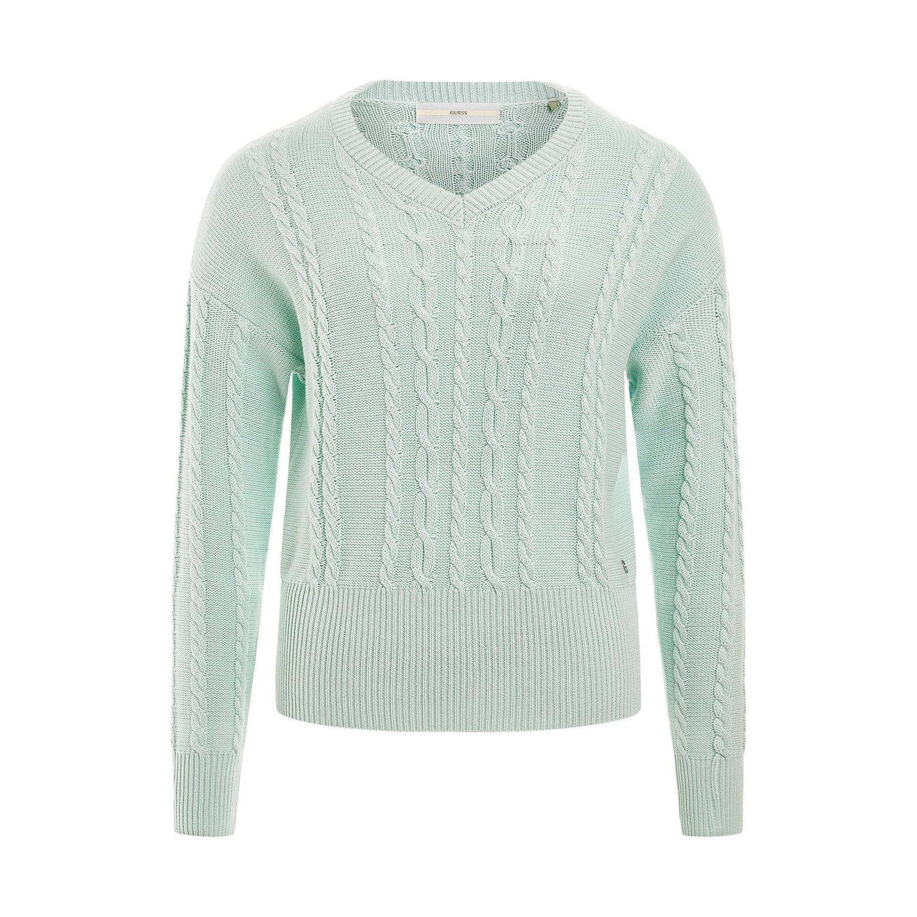 7619342922302 - Pullover mit V-Ausschnitt aus Baumwolle Frau Carole