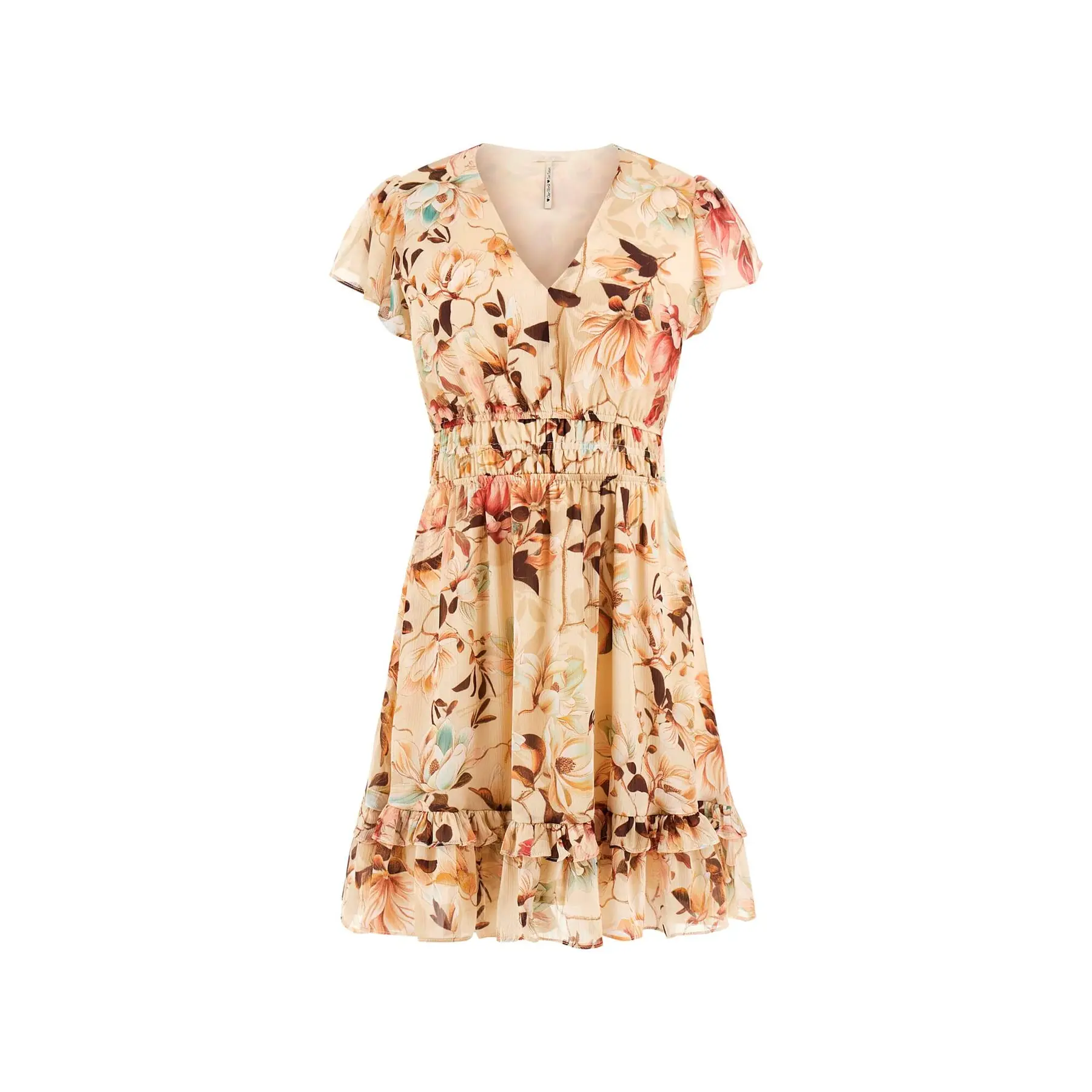 7628907318078 - Damenlangarm-Ausschnittkleid Brigida