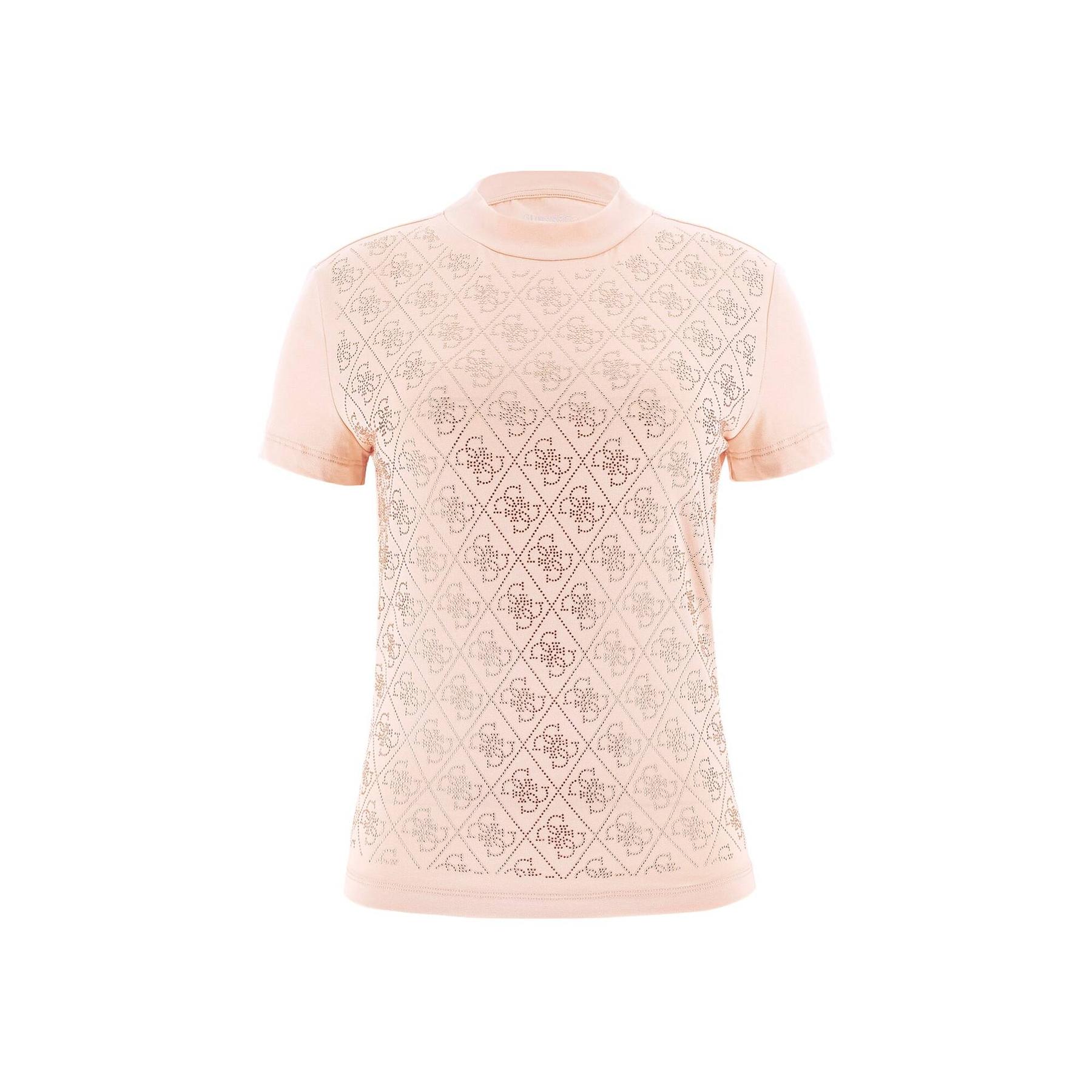 7628907007835 - Basic T-Shirt mit Stehkragen für Damen All Over 4g 7628907007835 - Basic T-Shirt mit Stehkragen für Damen All Over 4g