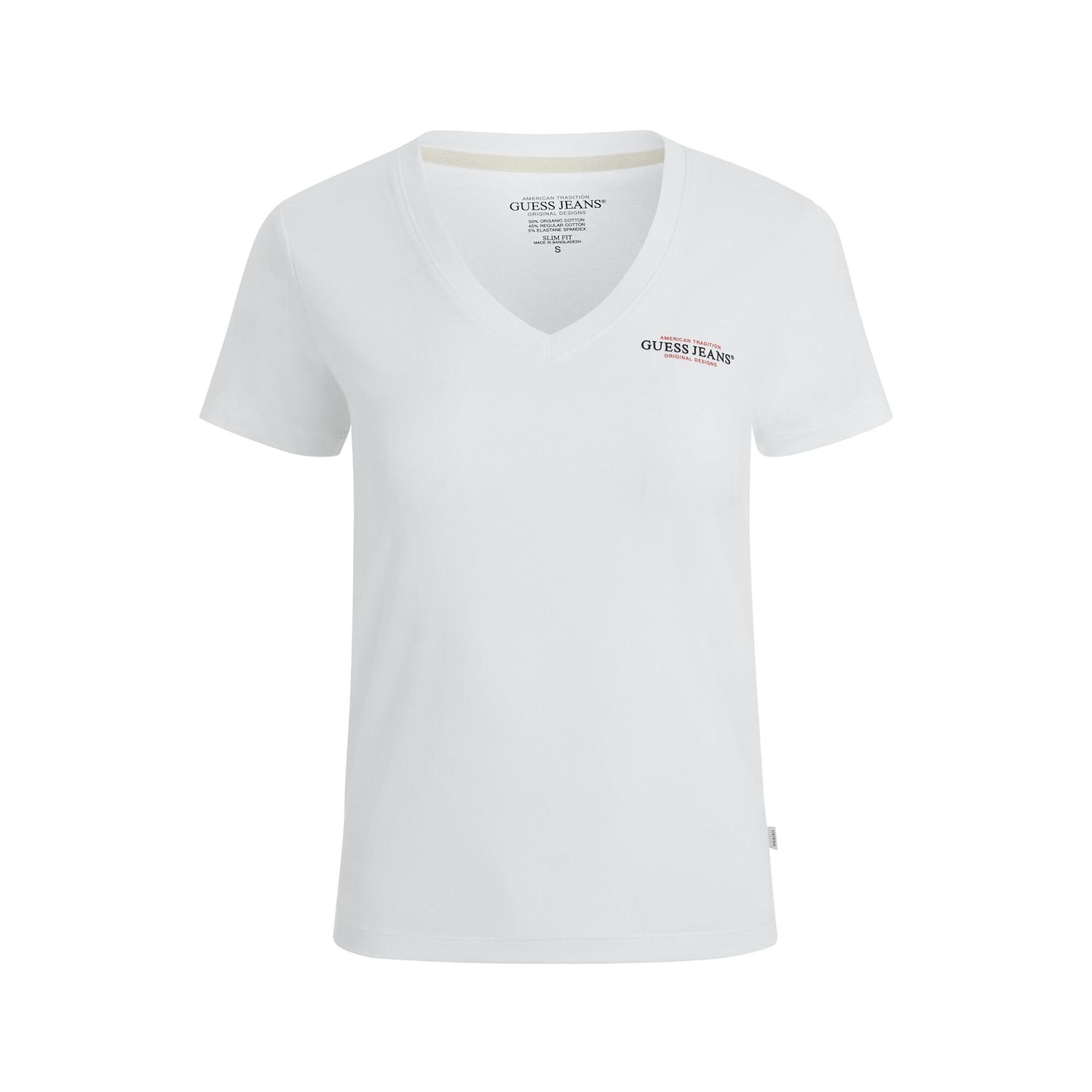 7618391213348 - Slim-Fit Damen V-Ausschnitt T-Shirt American