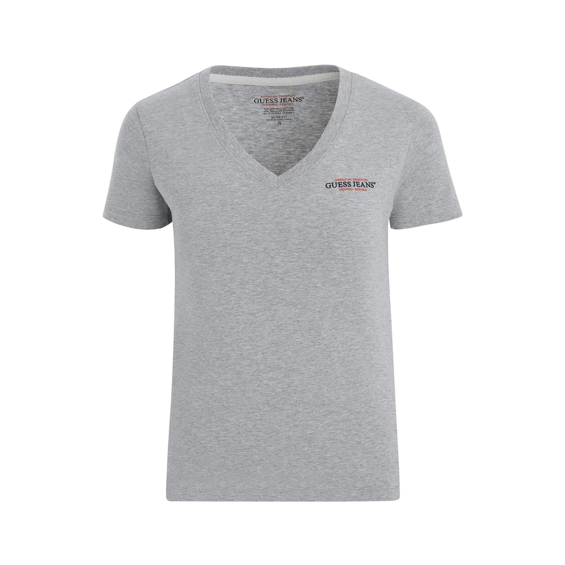 7618391278279 - Slim-Fit Damen V-Ausschnitt T-Shirt American