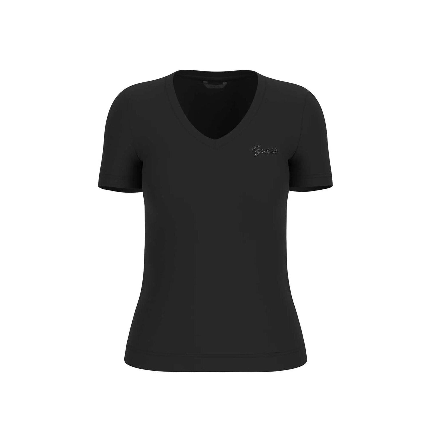 7620837242843 - Basic V-Ausschnitt T-Shirt Damen Guess