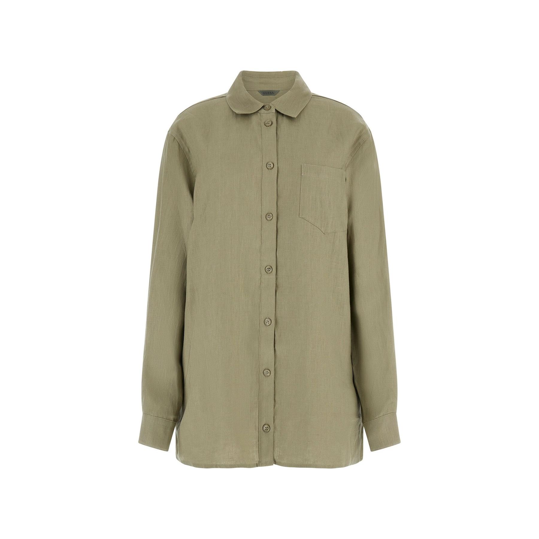 7628907090684 - Langarm-Bluse aus Leinen für Frauen Gen