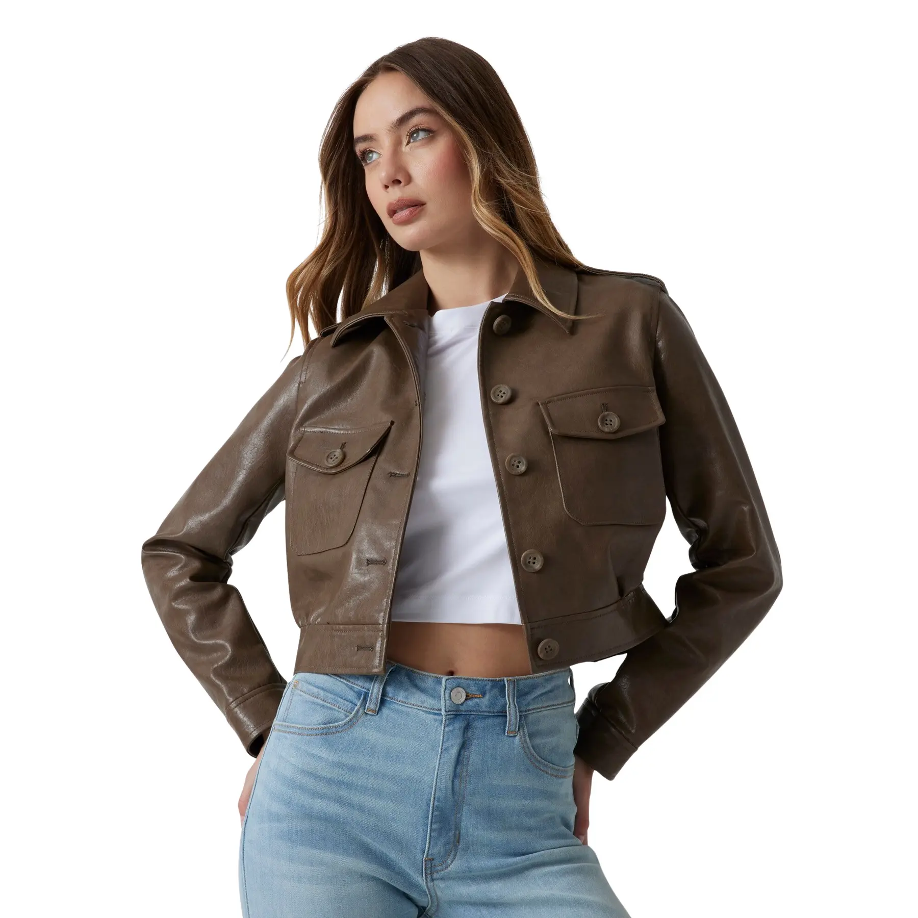 7628907024634 - Damenjacke aus PU Dora