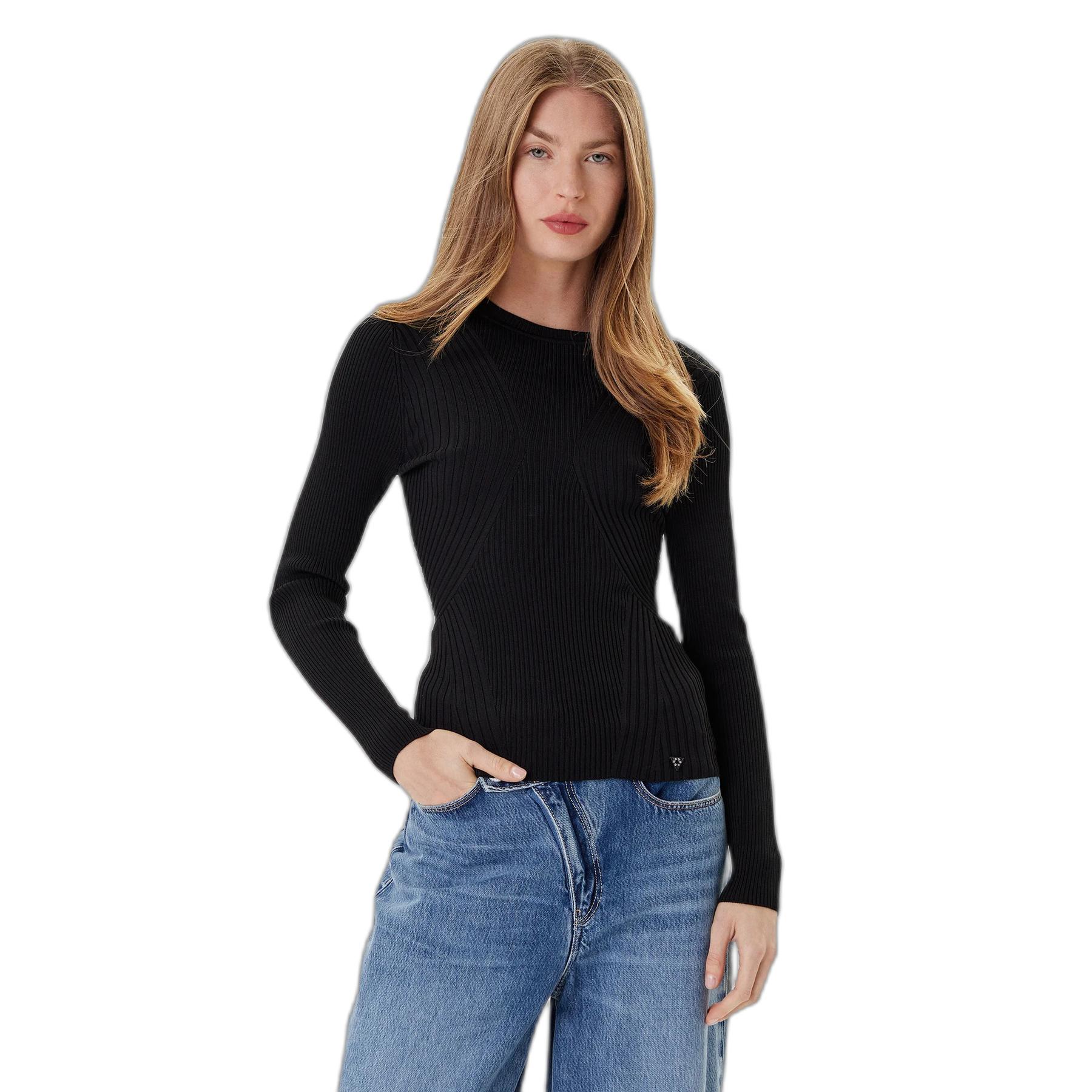 7628907107238 - Runder Kragen Pulli für Frauen Hanna