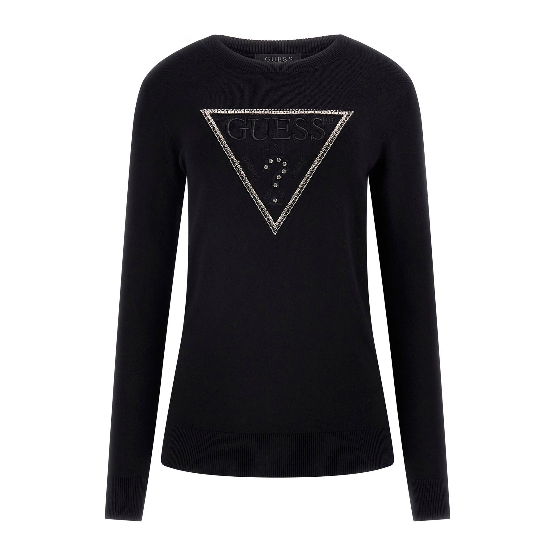 7628907004957 - Pullover mit Rundkragen und Dreieck-Logo für Frauen Kiara