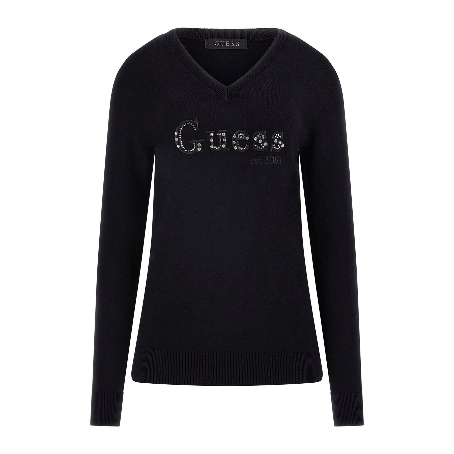 7628907004667 - Pullover mit V-Ausschnitt Damen Kenzie Logo