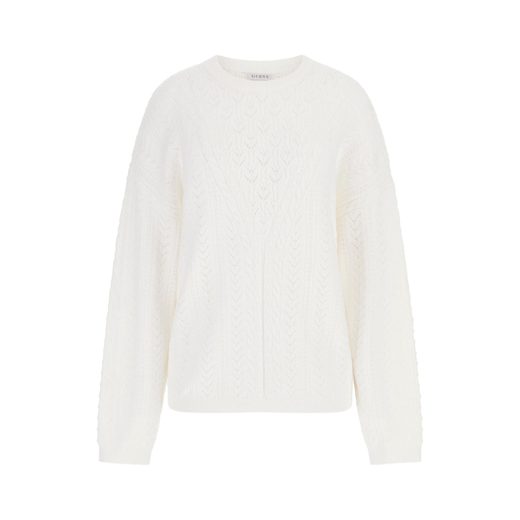 7628907081583 - Runder Kragen Pulli für Frauen Sylvie pointelle