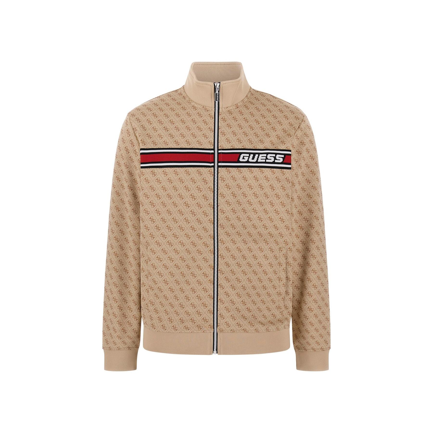 7617076767275 - Sweatjacke mit Label-Stitching Modell KORBIN