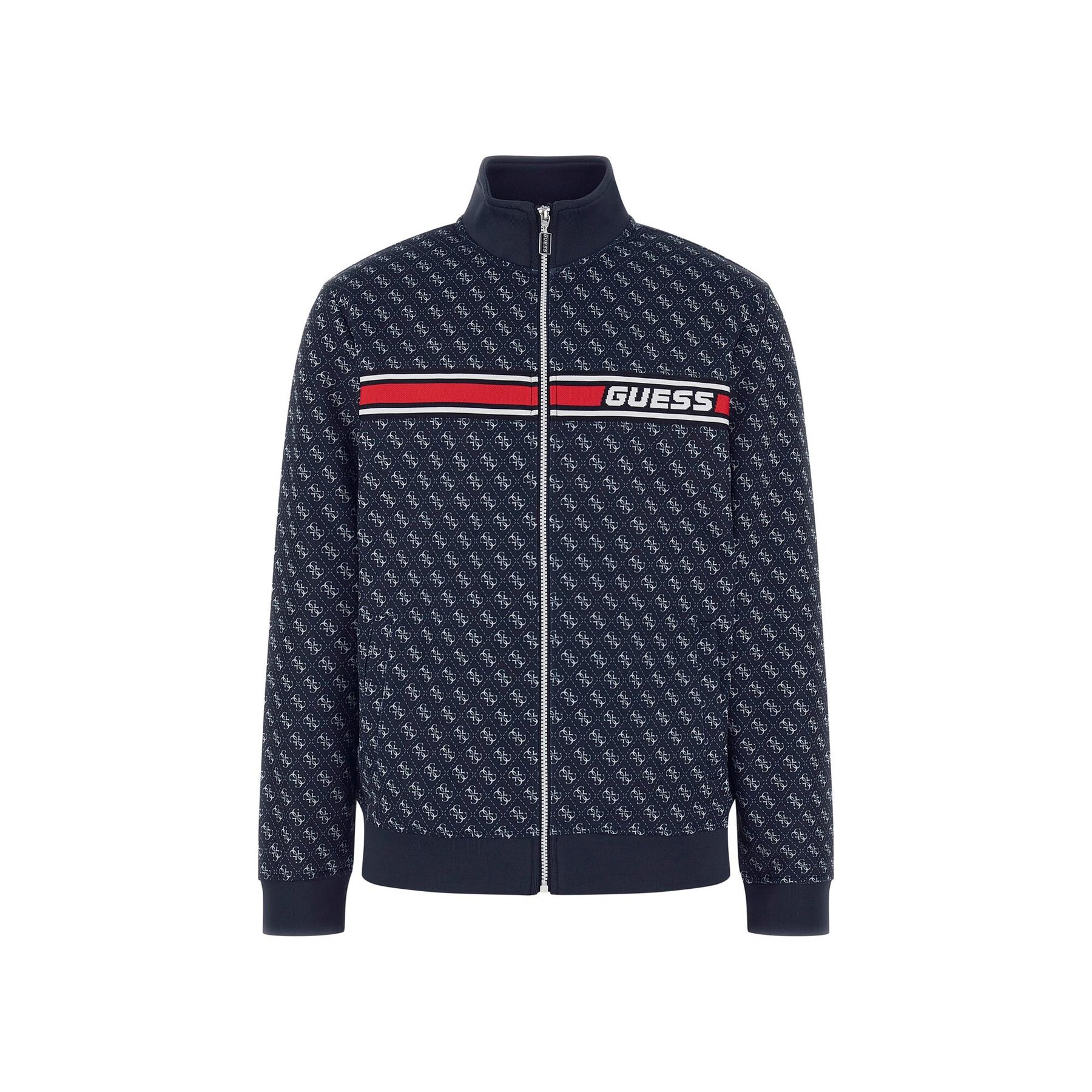 7621701544797 - Sweatjacke mit Label-Stitching Modell KORBIN