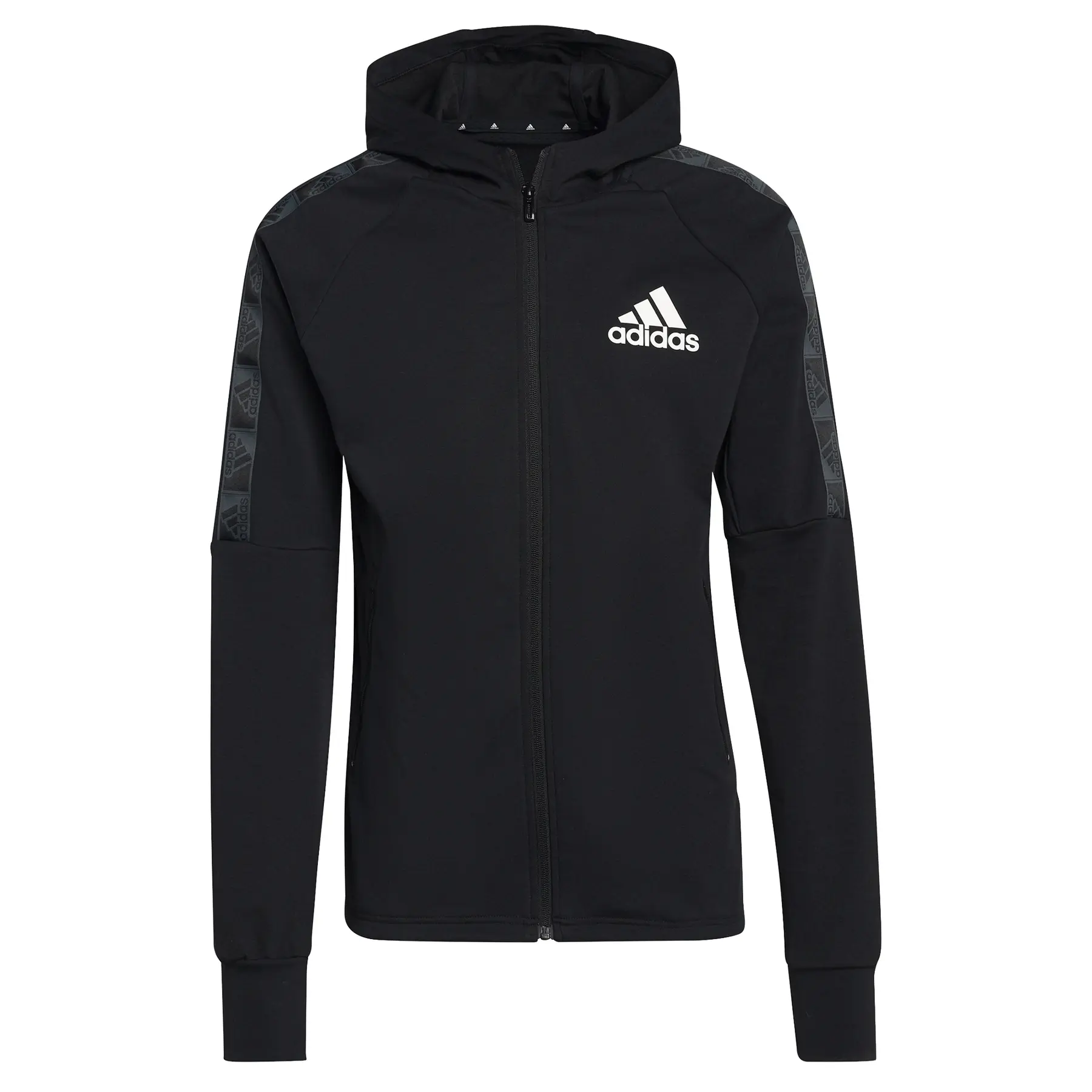Adidas Homme Veste Aeroready Designed To Move Sport Motion Logo, Noir, Taille 2XL