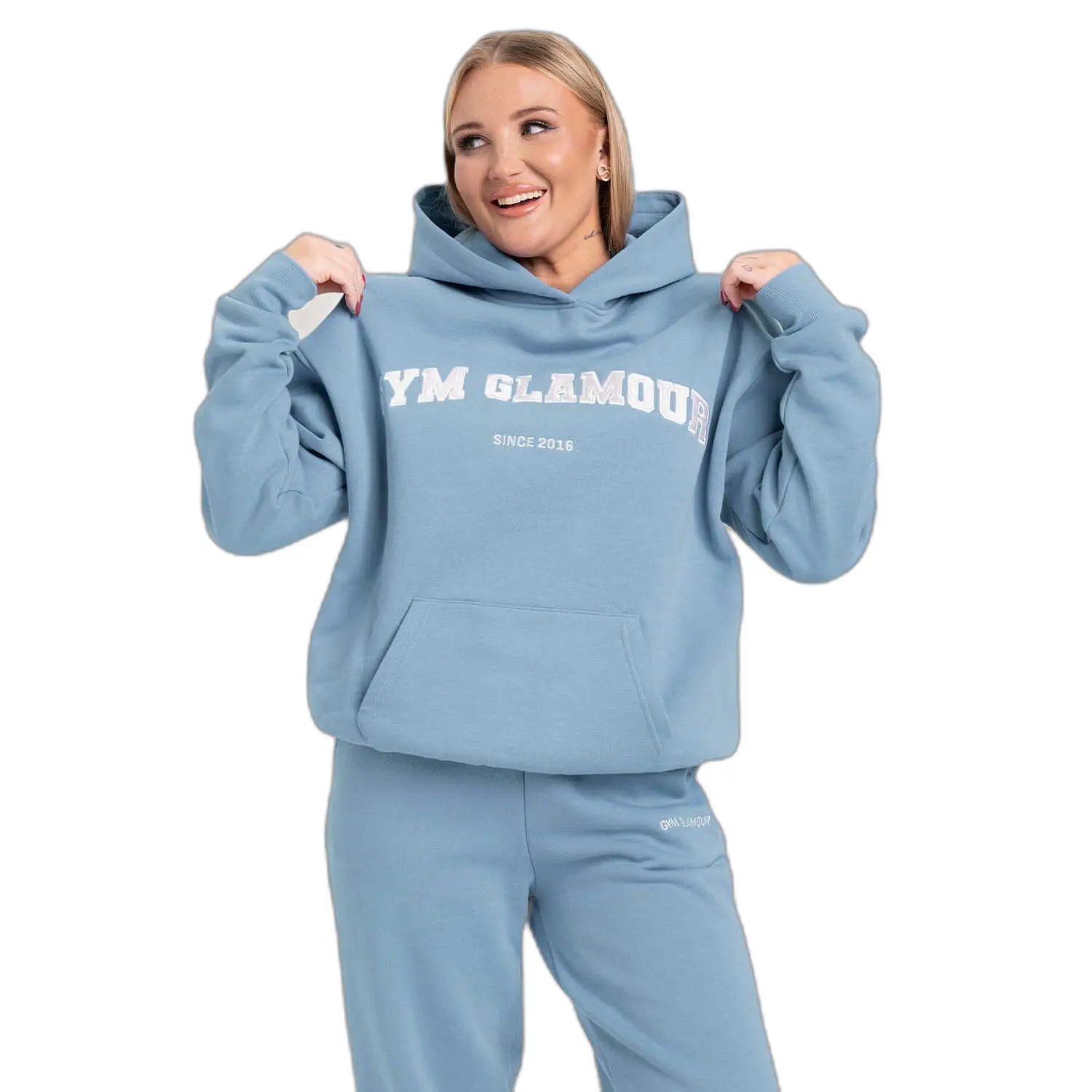 Felpa con cappuccio da donna  College