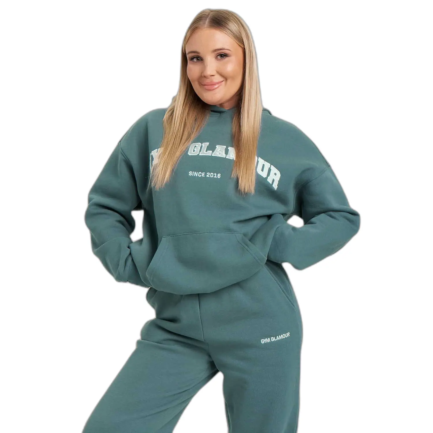 Felpa con cappuccio da donna  College