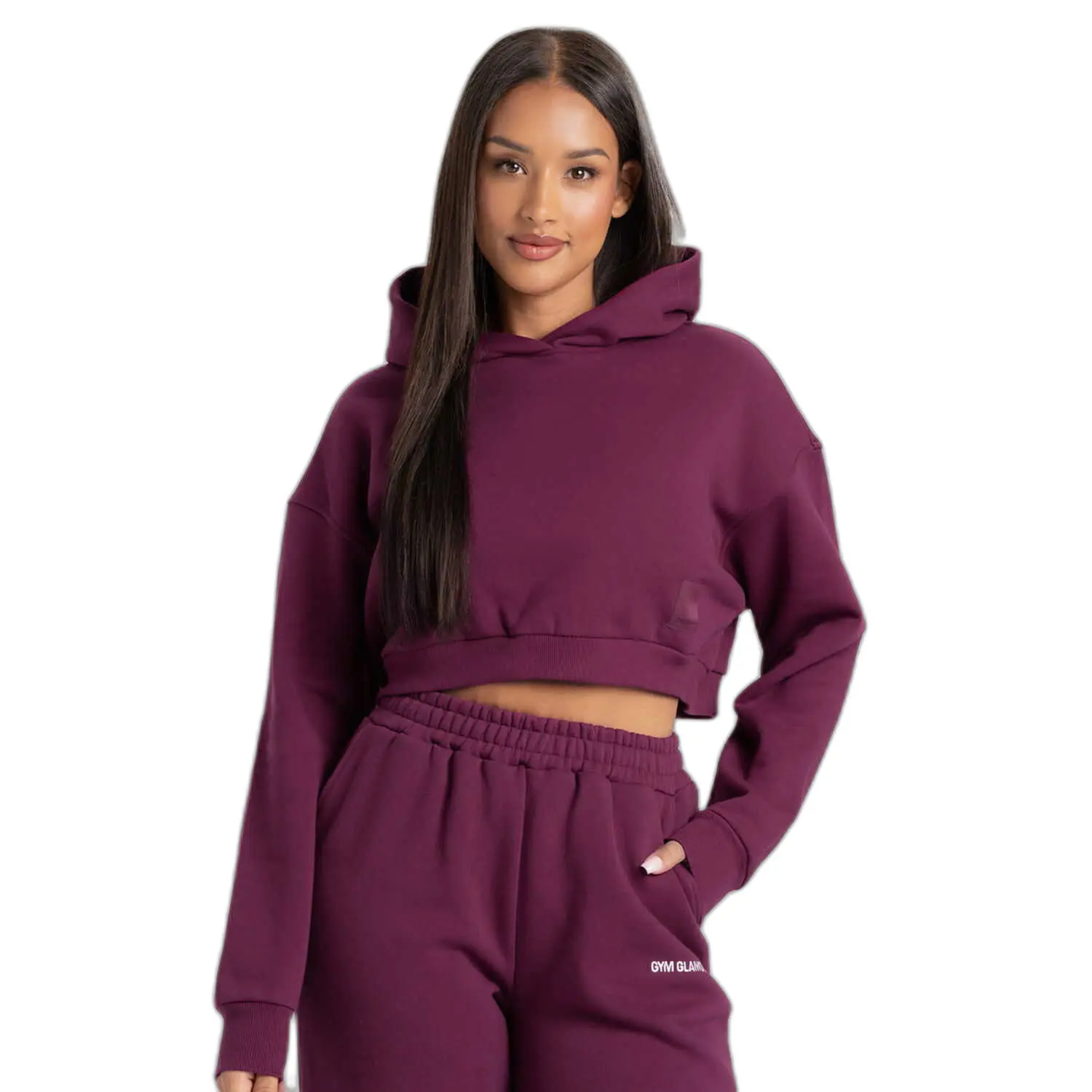 Sweatshirt crop femme Gym Glamour Classic