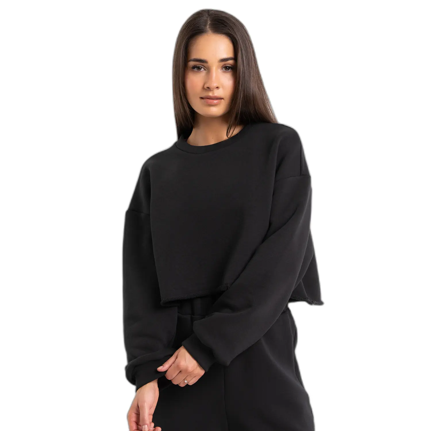 Sweatshirt Crop femme Gym Glamour