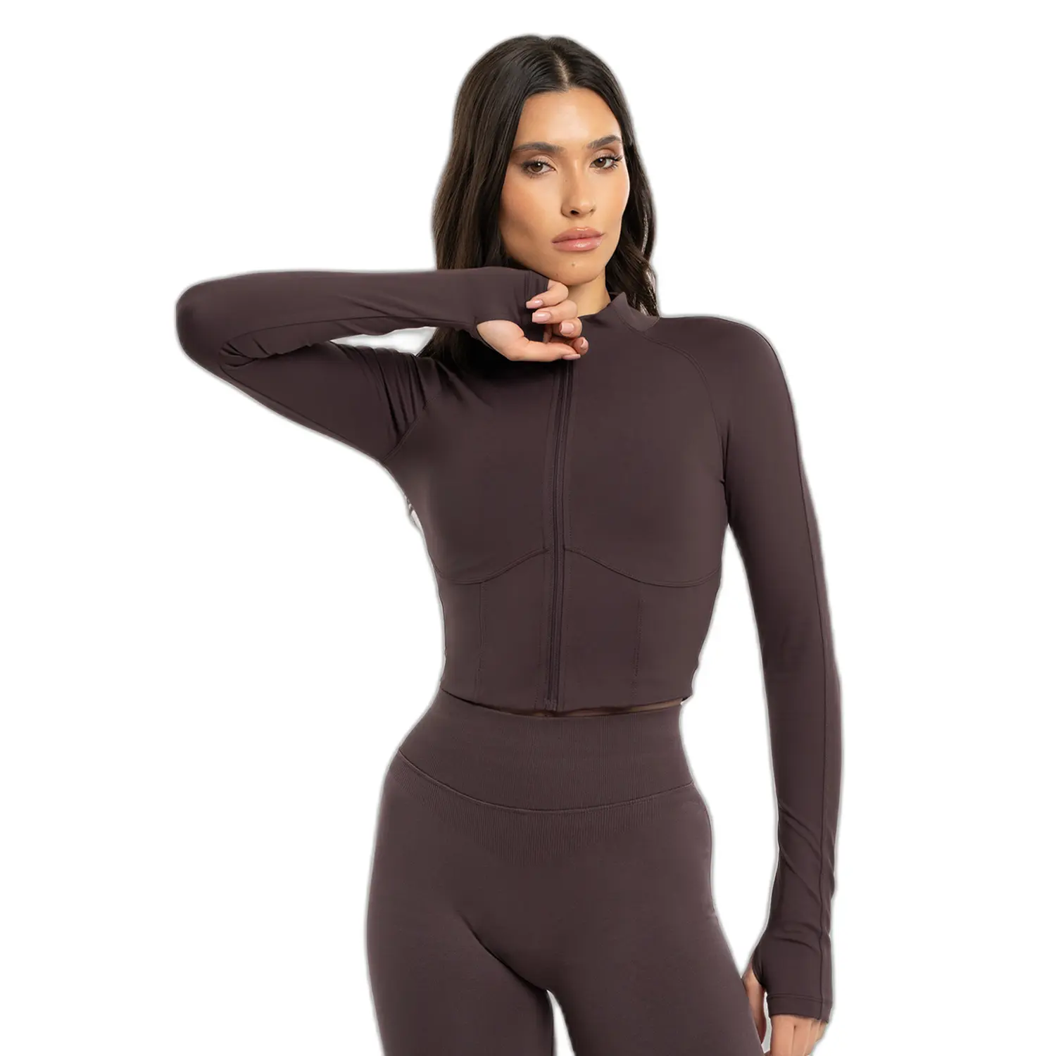 Felpa Con Zip donna  Corset