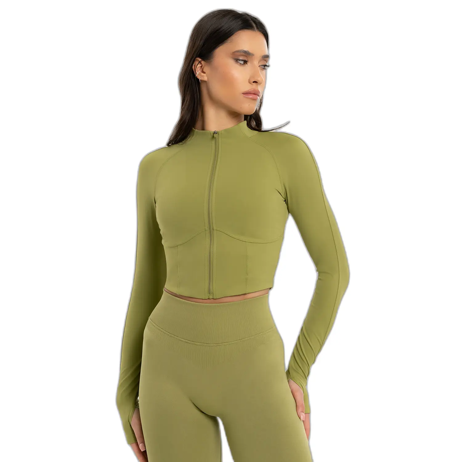 Felpa Con Zip donna  Corset