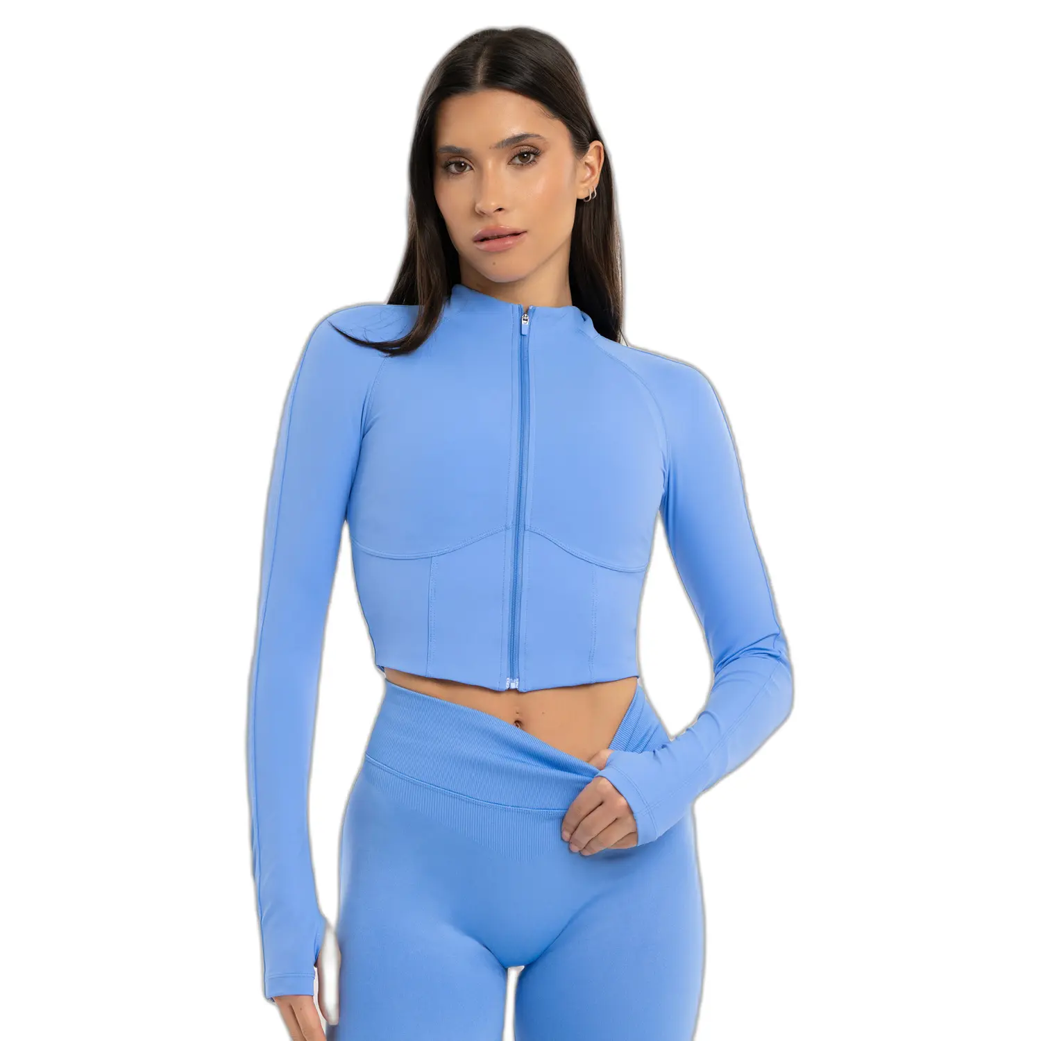 Felpa Con Zip donna  Corset