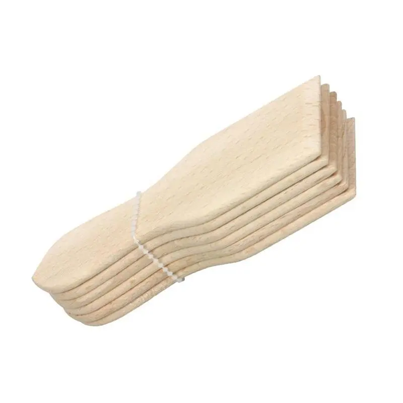 Set aus 6 Raclette-Spachteln aus Buche H. Beligné & Fils