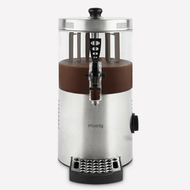 3701335302544 - H Koenig Heiße Schokolade Spender SHK800   Edelstahl   3 L   Silber   bis zu 90°C   1200 W