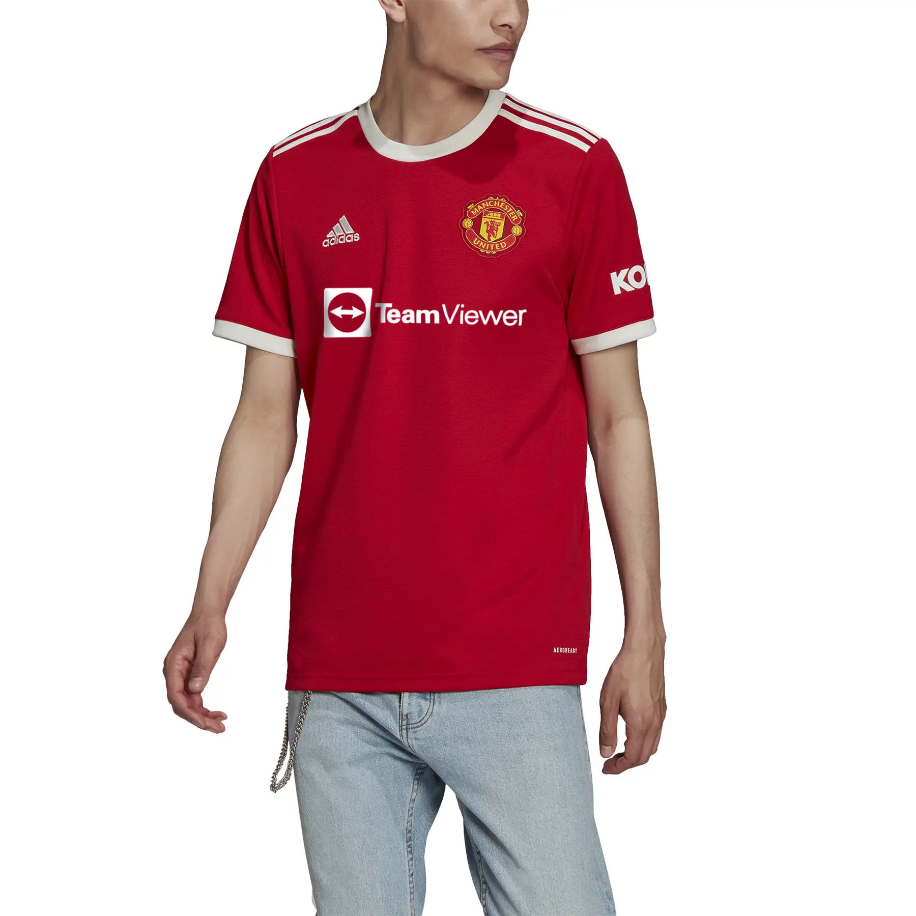 Maillot Domicile Manchester United 2021-2022 – Enfant 11-12 Ans – #10 Rashford – Adidas