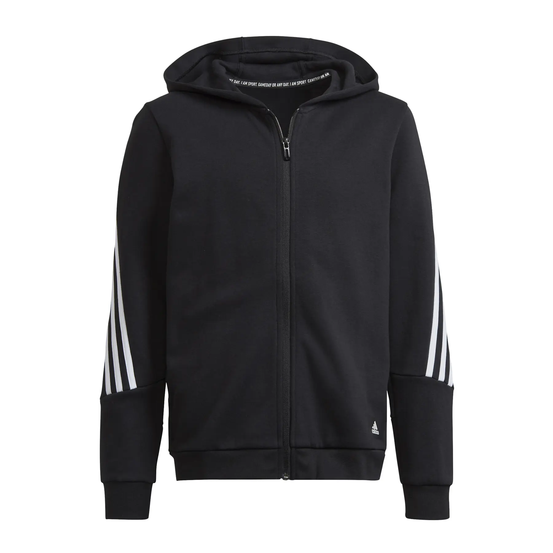 Kinder-Kapuzenpullover adidas Future Icons 3-Stripes Full-Zip