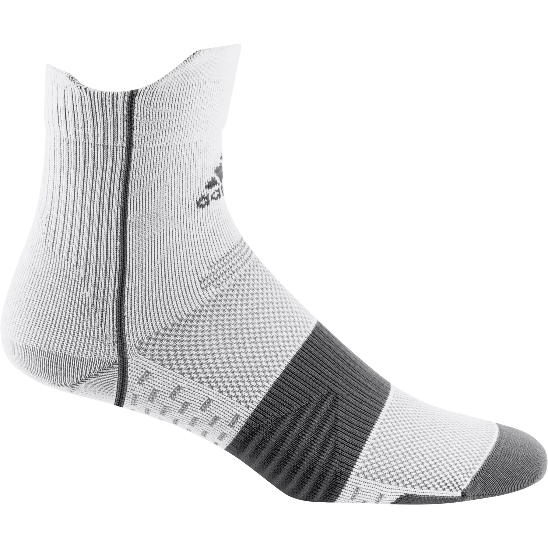 Socken Runningxadizero Quarter Performance - Blanc - unisex - Size: XS