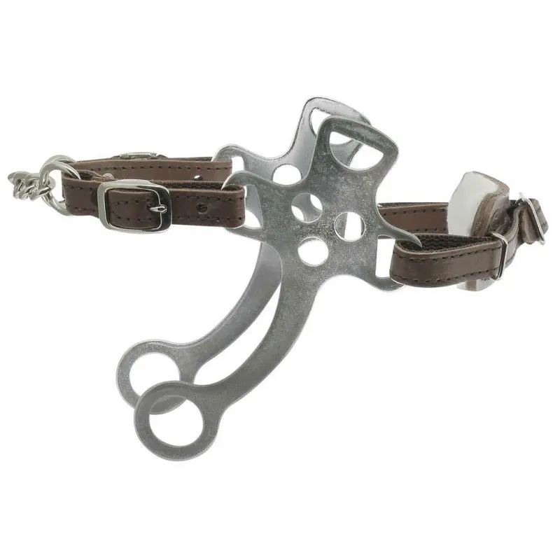 Metalab Argenté Hackamore In Chrome Steel